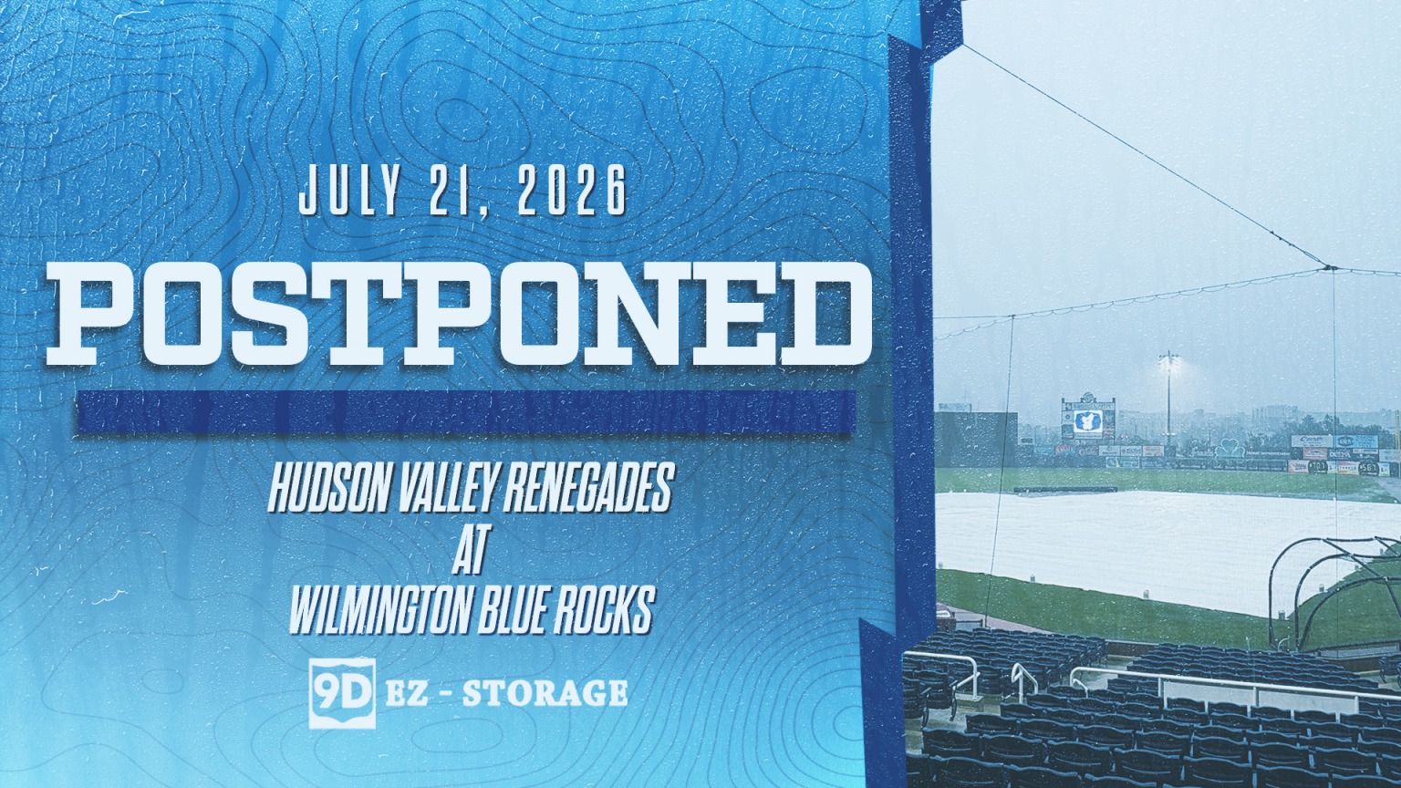 No Game: Renegades and Blue Rocks postponed