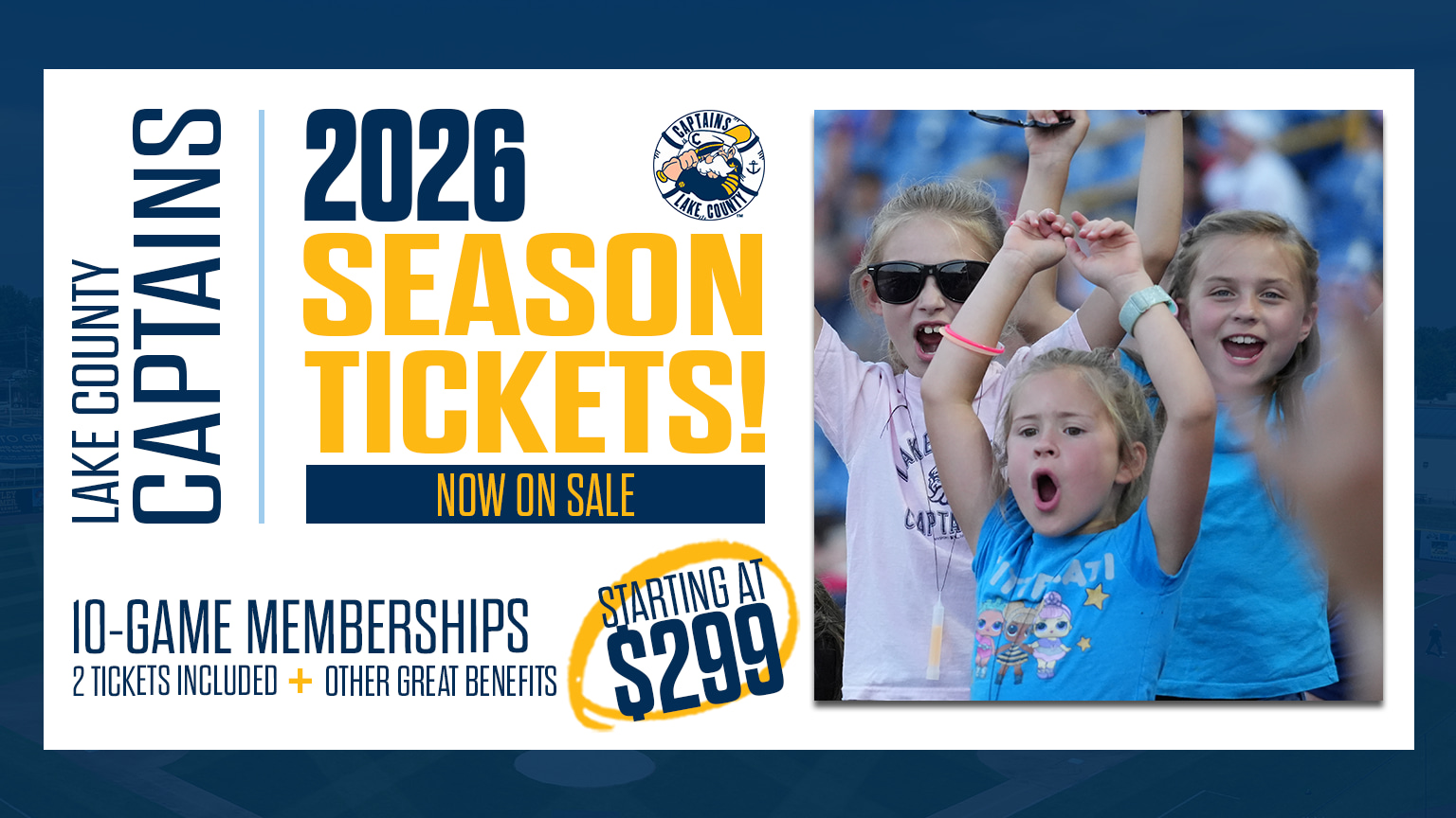 Lake County Captains Promotional Schedule 2027