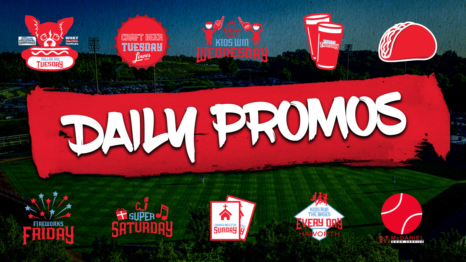 Promotinos Daily Promotions Lineup Set