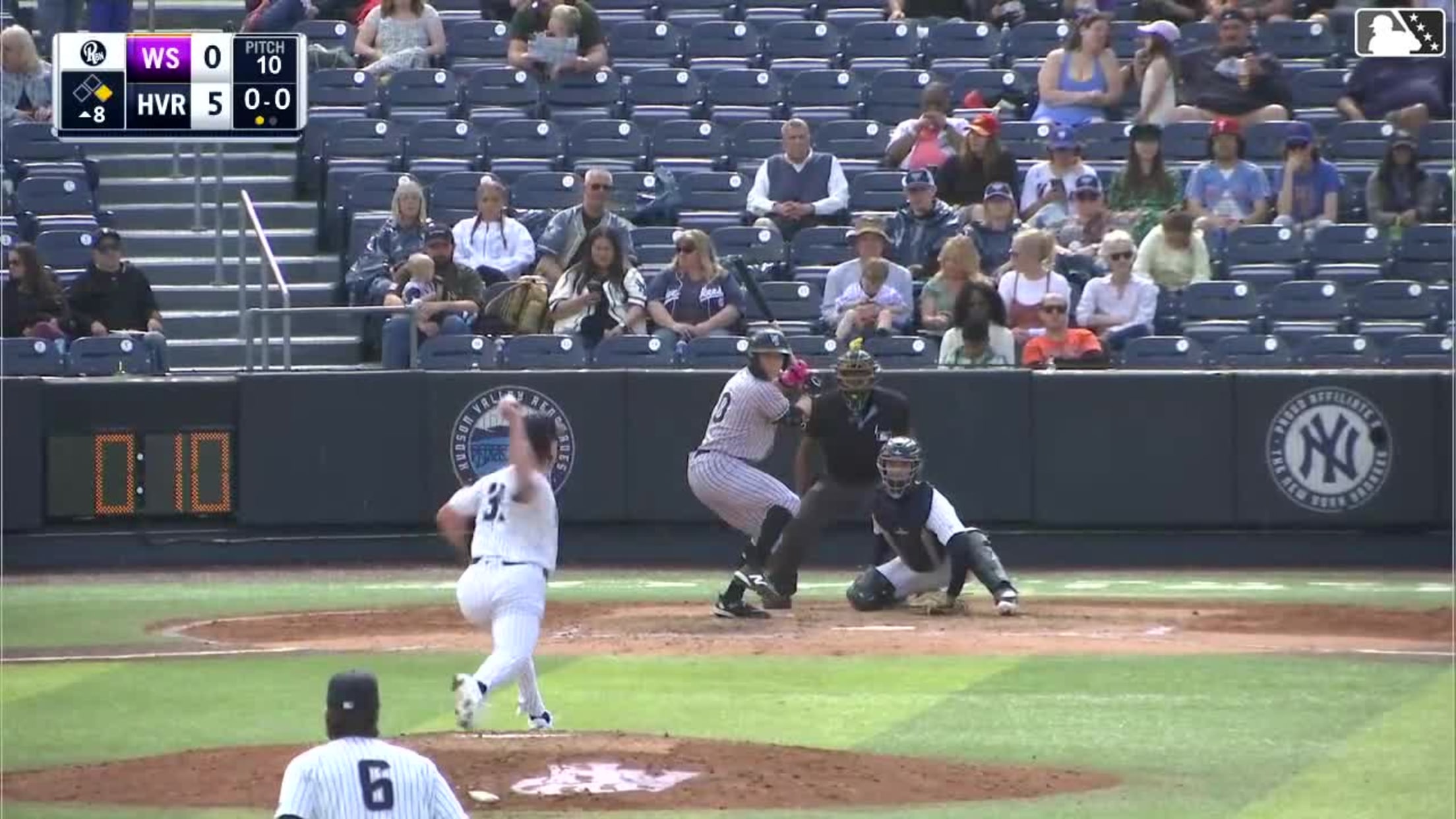 Colby Shelton homers (7) on a fly ball to center field. Ryan Burrowes scores.
