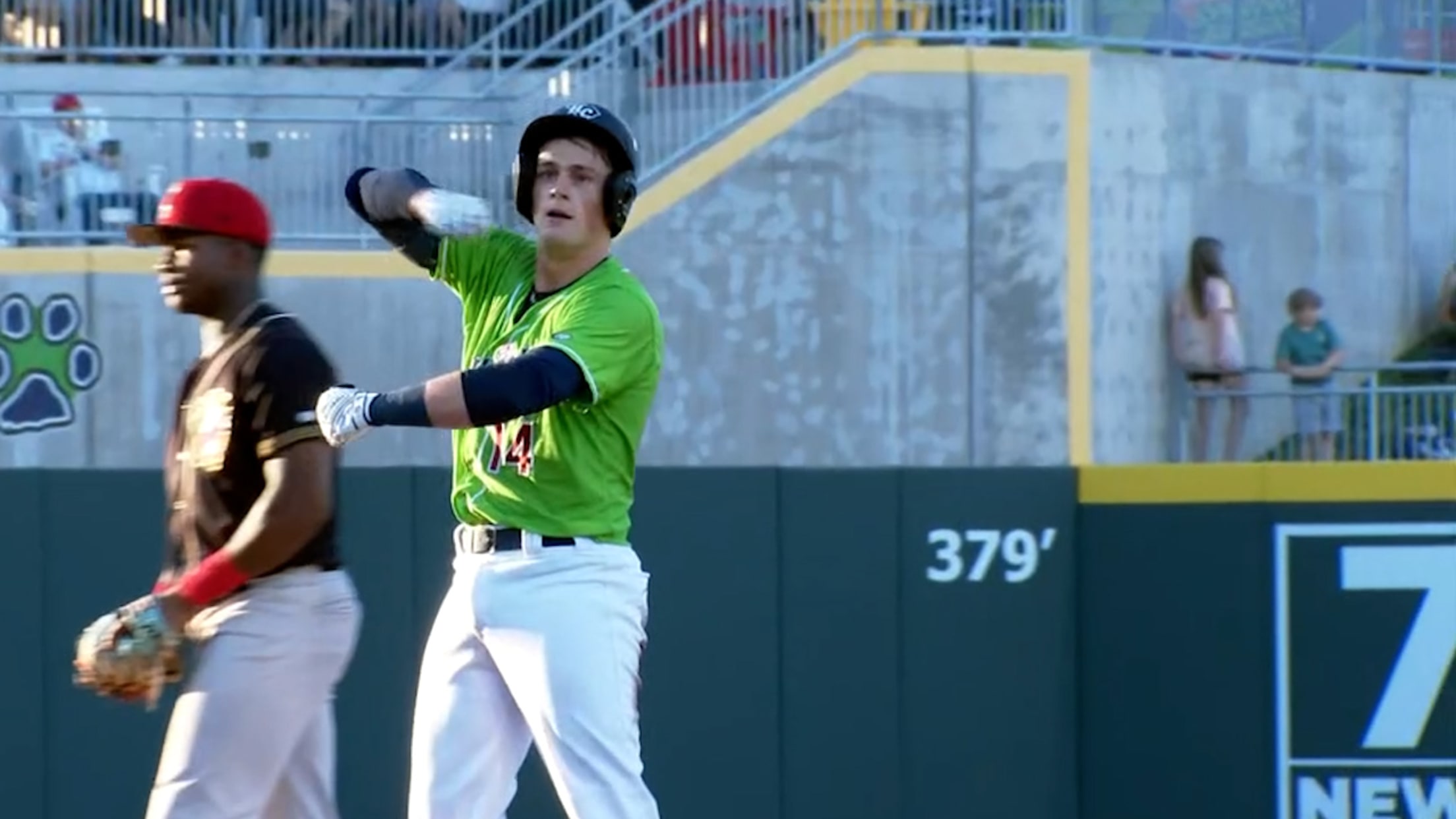 Malcolm Moore's home run, three extra-base hit game