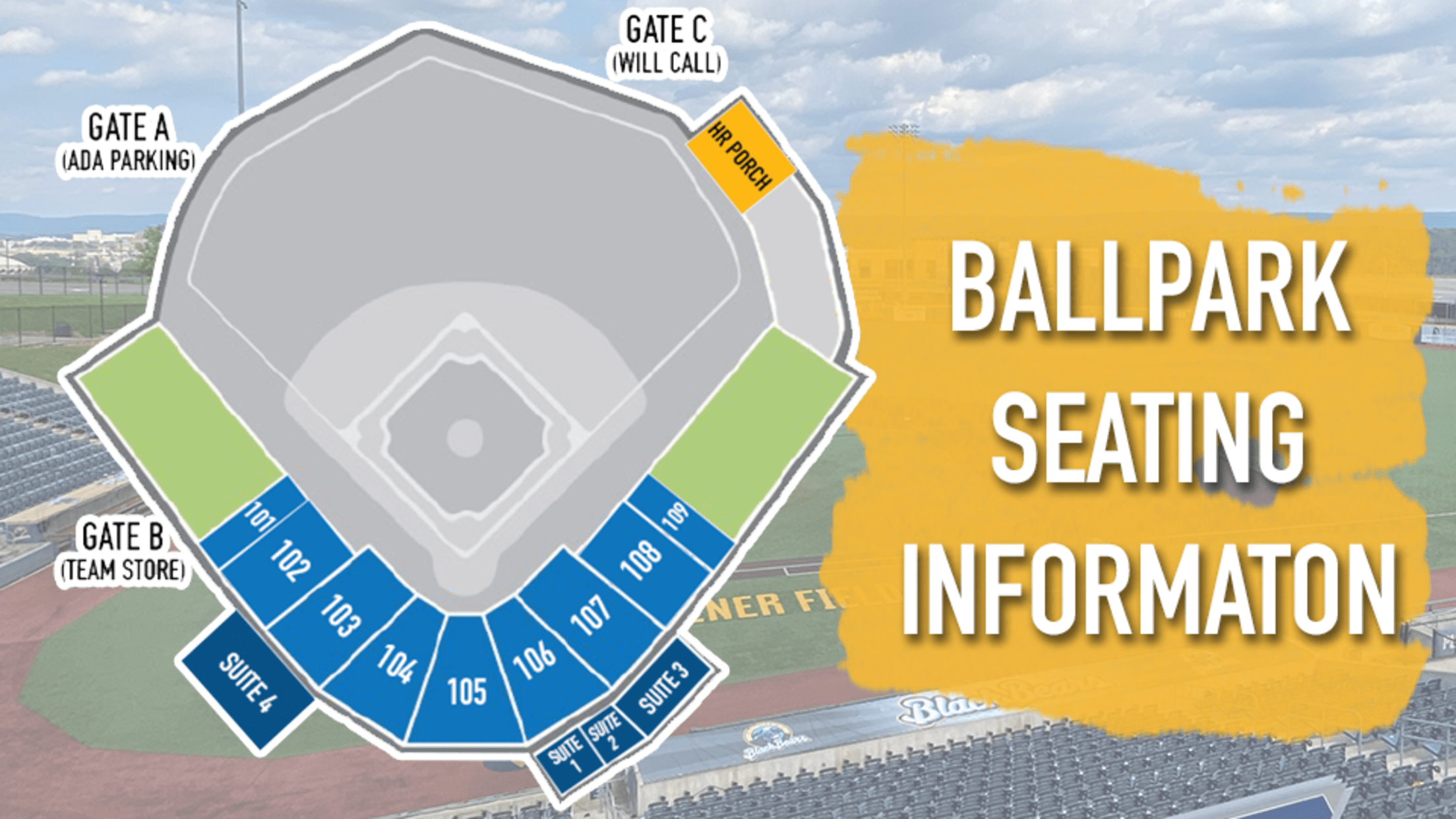 Mon Co. Ballpark Seating | West Virginia Black Bears