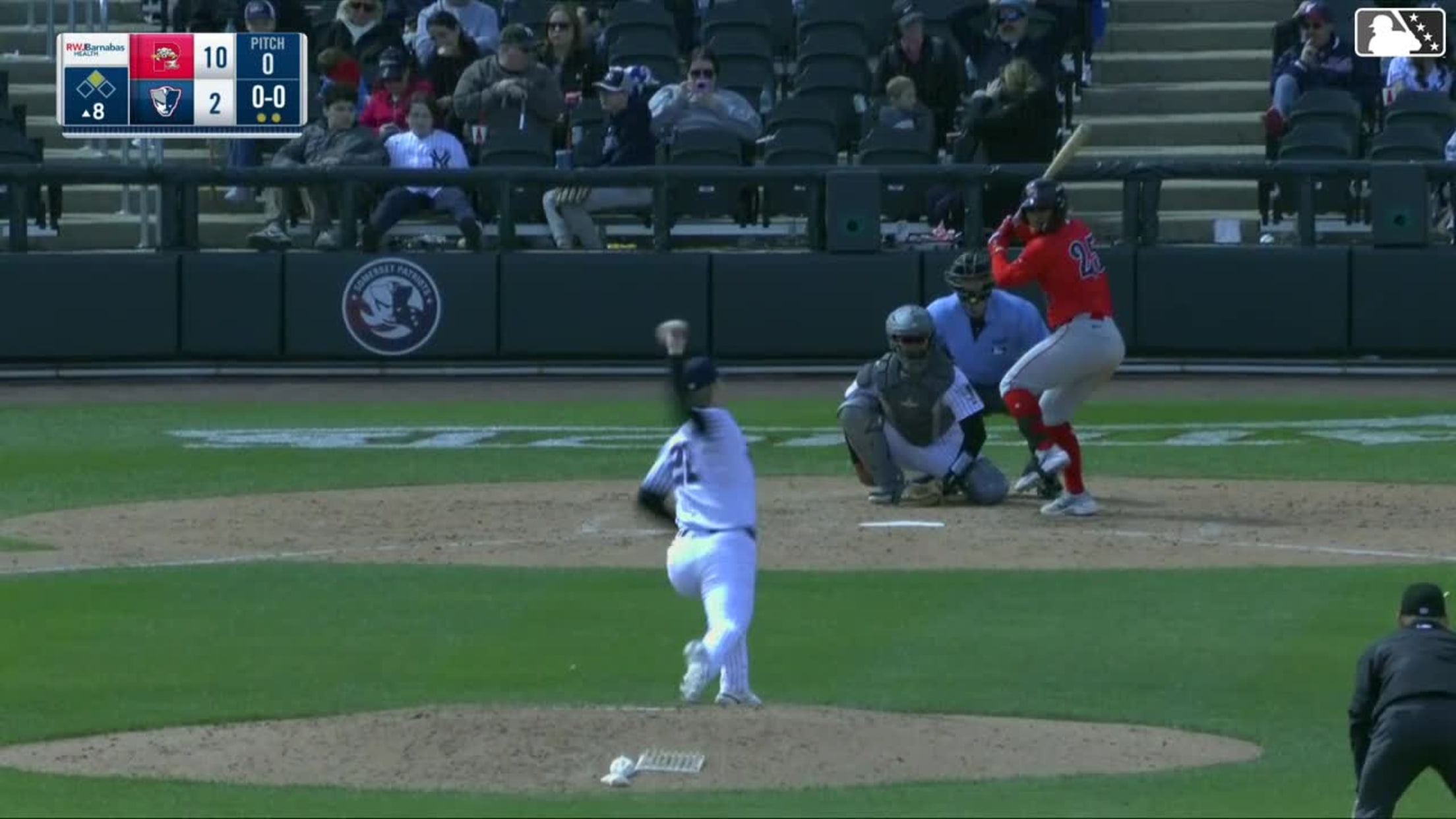 Ronald Rosario singles on a ground ball to left fielder Jackson Castillo. Johanfran Garcia scores.