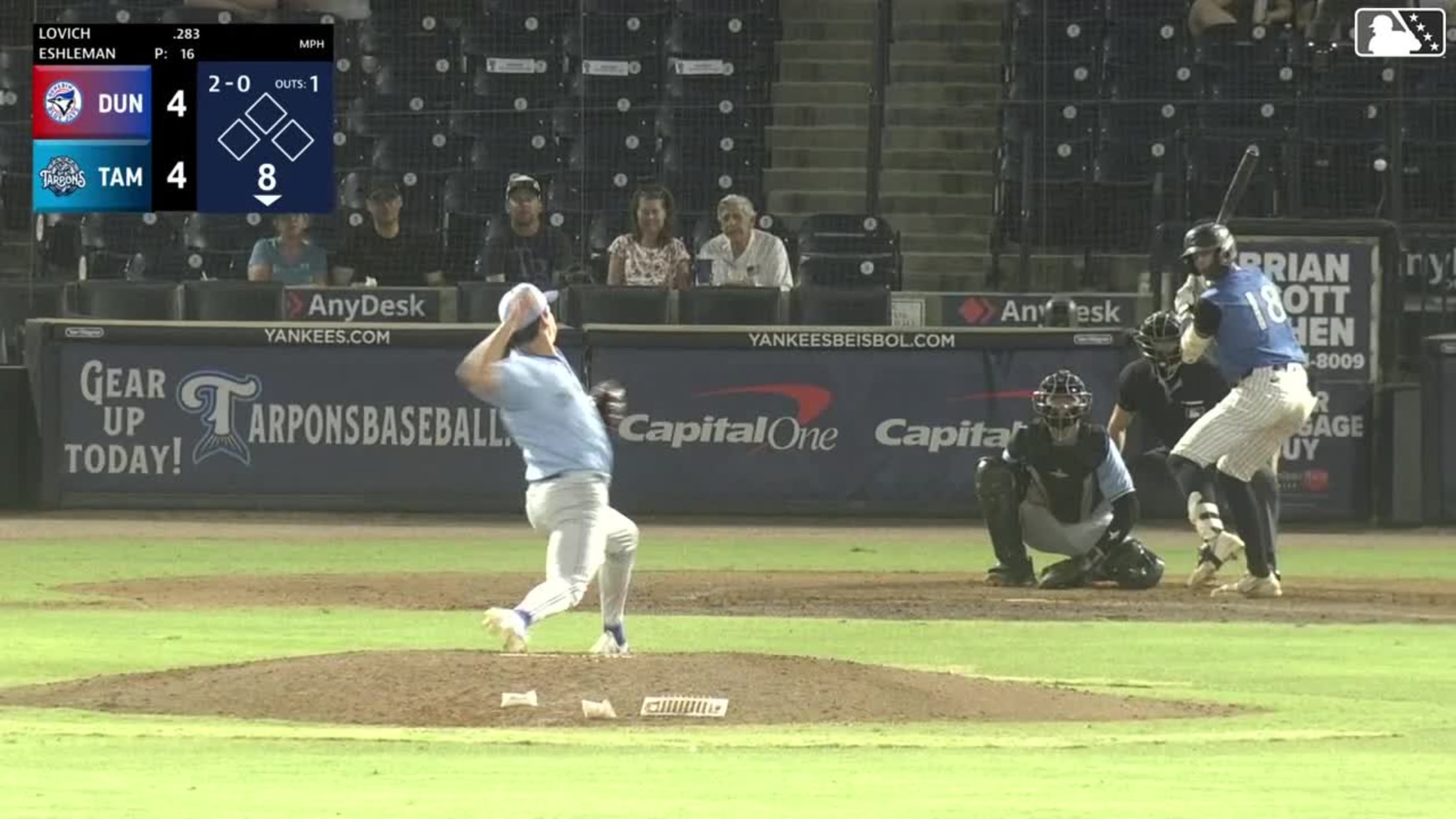 Jackson Lovich homers (6) on a fly ball to right center field.