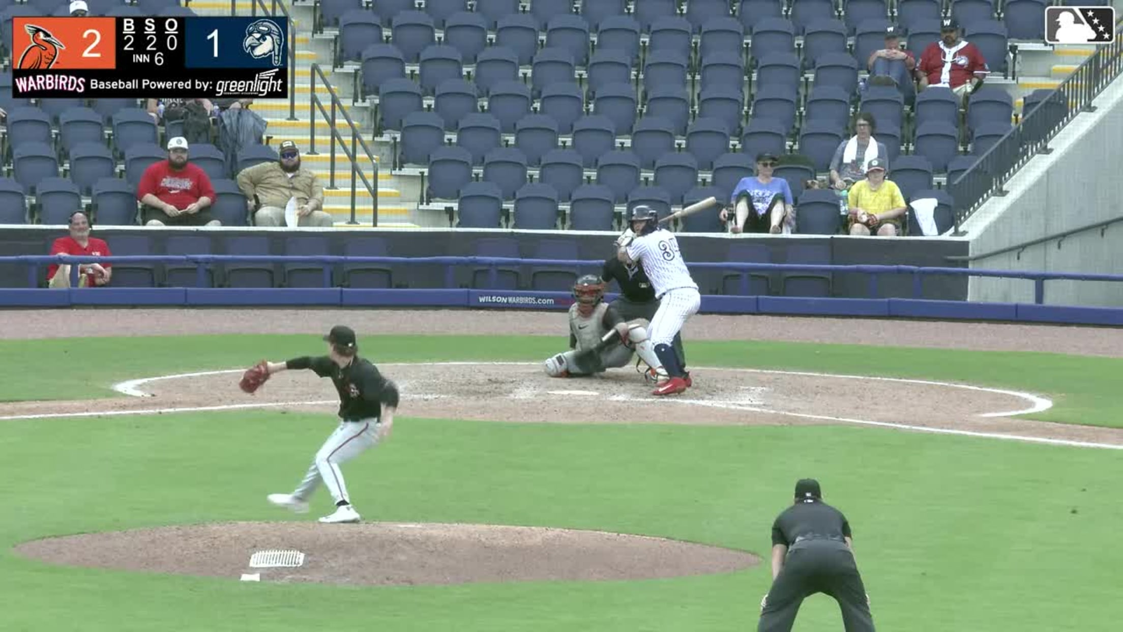 Kailen Hamson In play, run(s) to Kevin Garcia