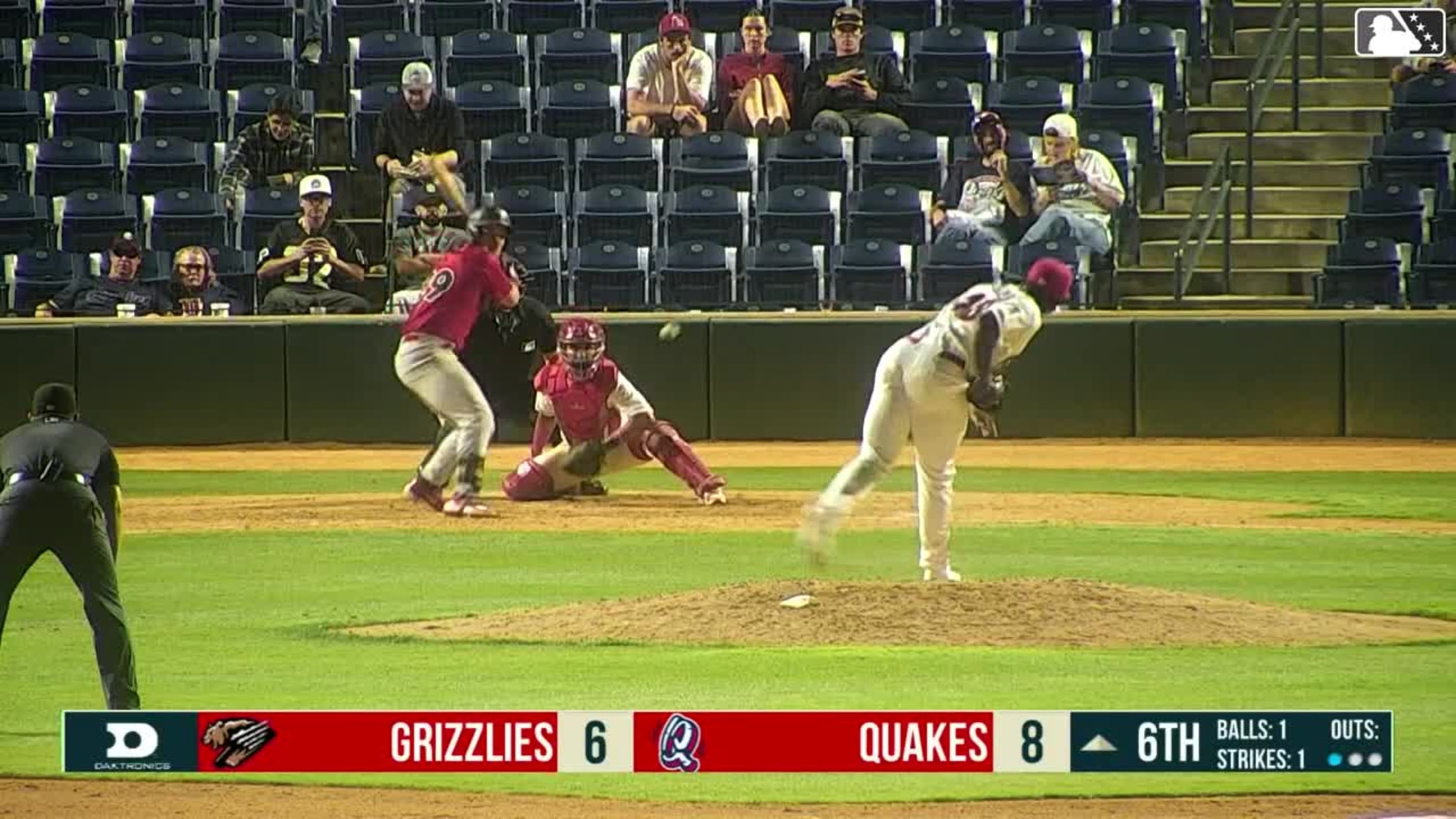 Tanner Thach grounds into a double play, second baseman Anyelo Marquez to shortstop Kendrey Maduro to first baseman Ryland Zaborowski. Ethan Holliday out at 2nd. Tanner Thach out at 1st.