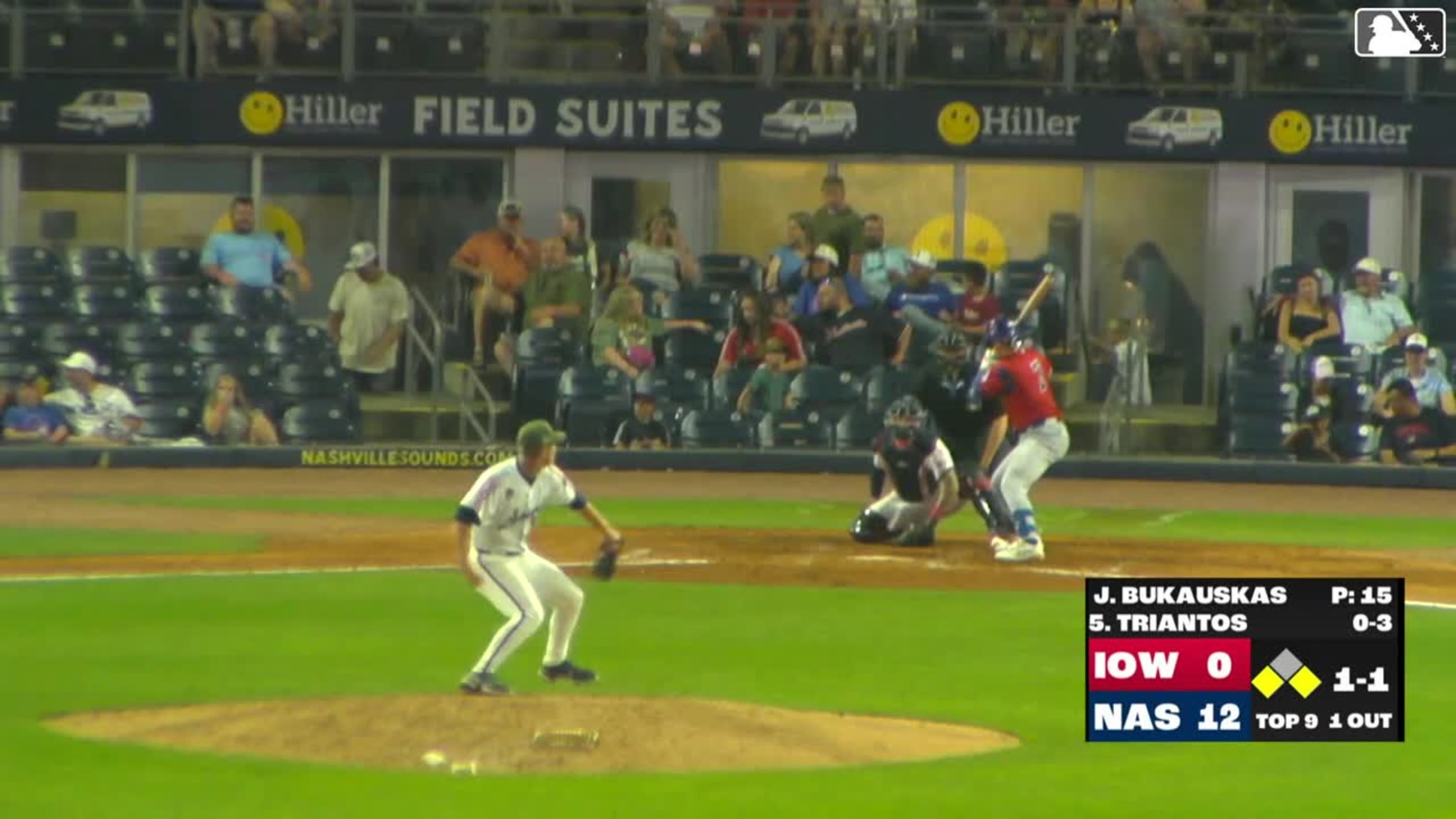 J.B. Bukauskas In play, run(s) to James Triantos