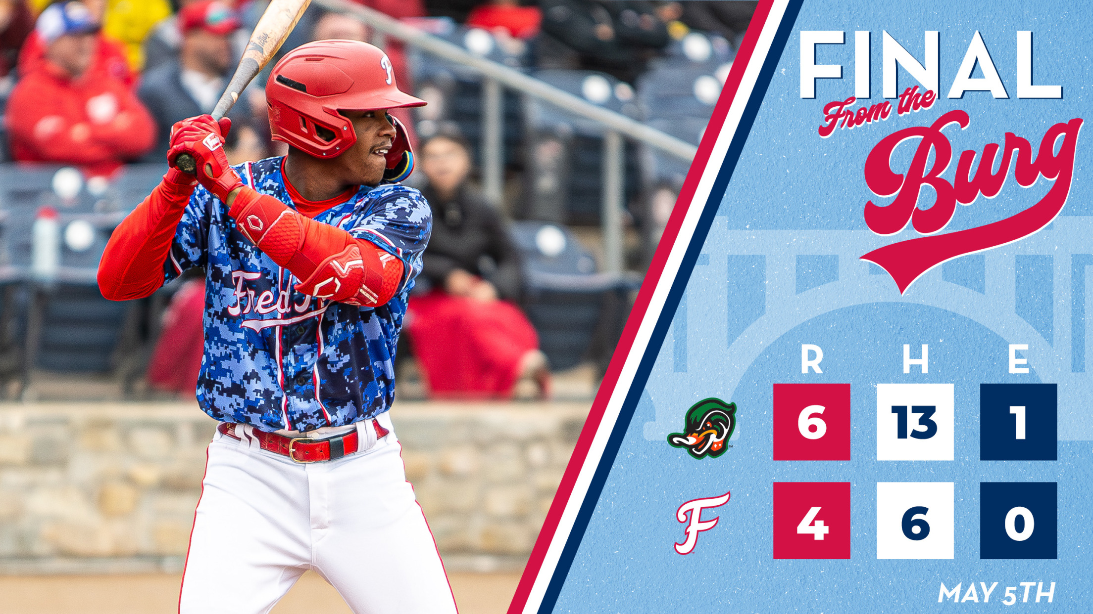 Freddies' Rally Falls Short in 6-4 Loss | MiLB.com
