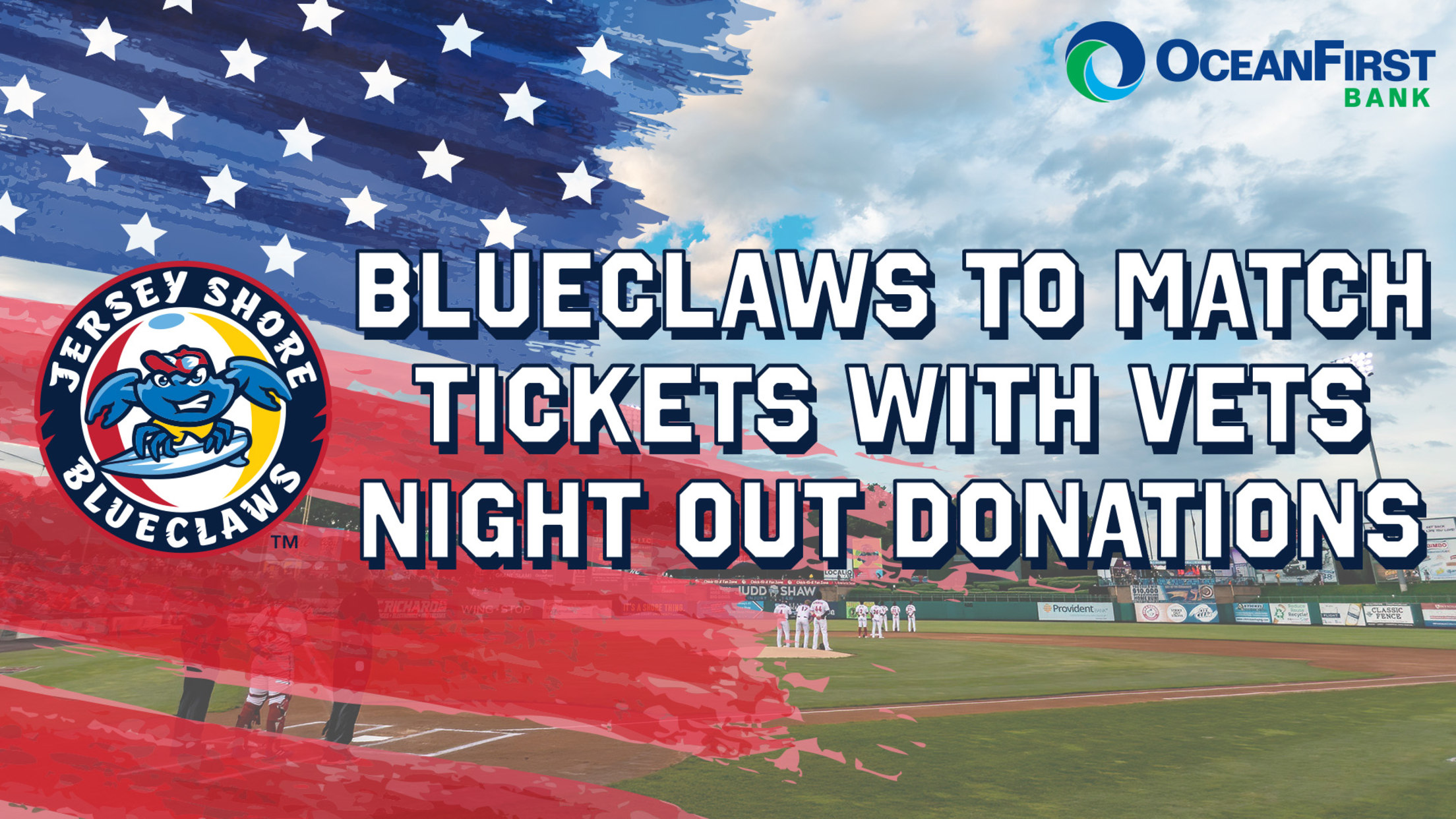 BlueClaws to Match Tickets Purchased to Vets Night Out This Weekend ...