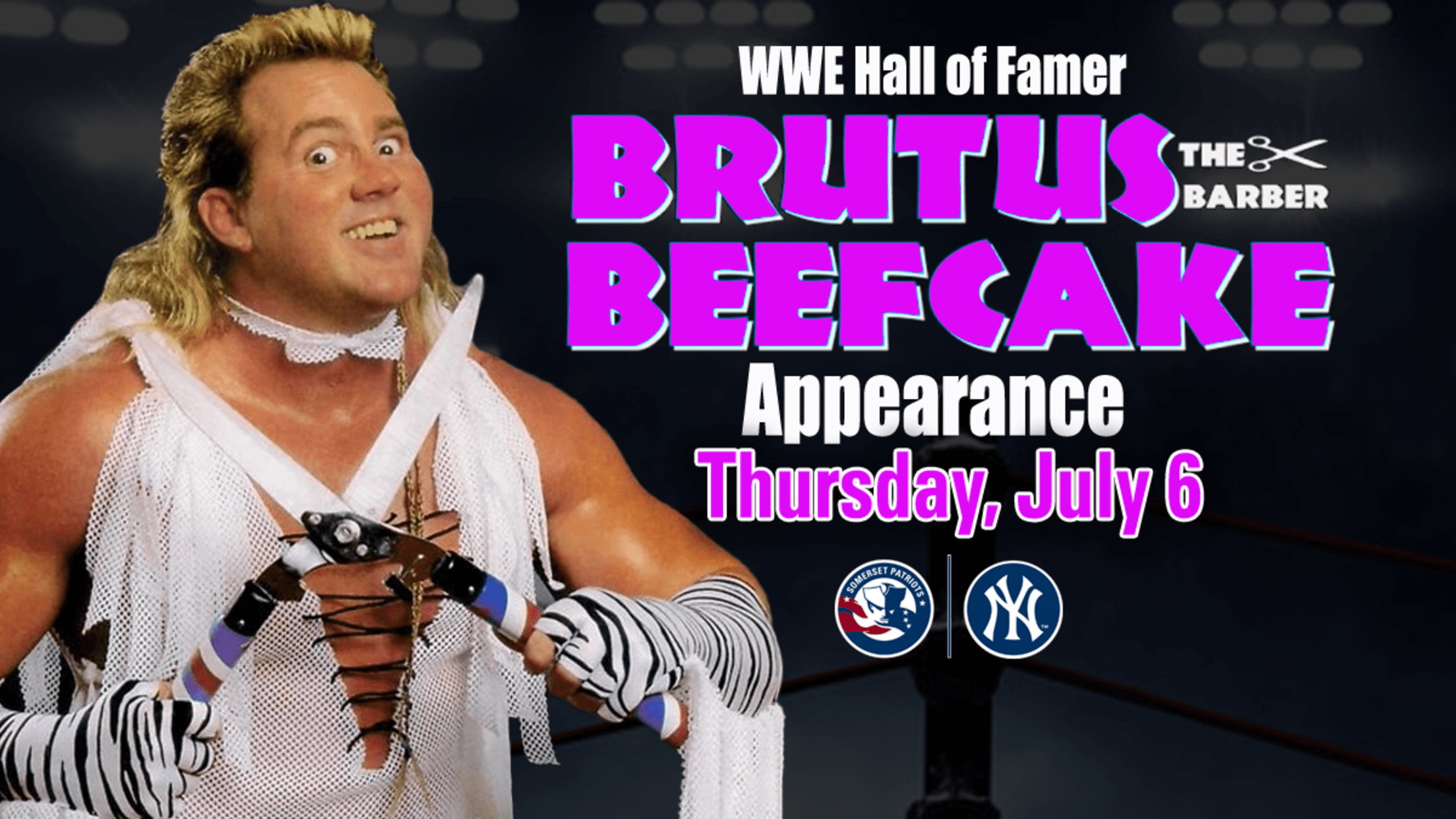 WWE Hall of Famer Brutus “The Barber” Beefcake Appearance On July ...