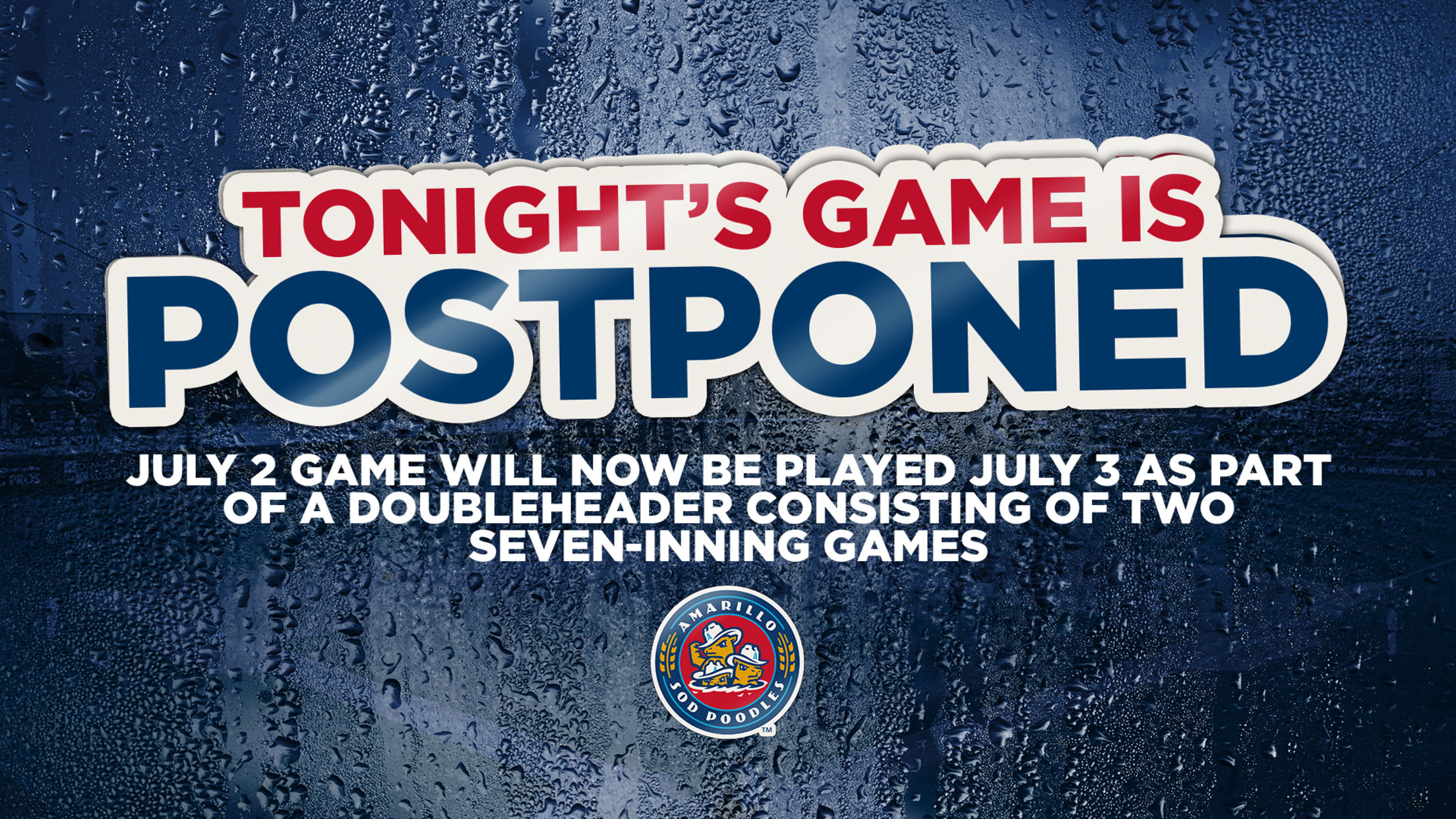 July 3rd Game Postponed | MiLB.com