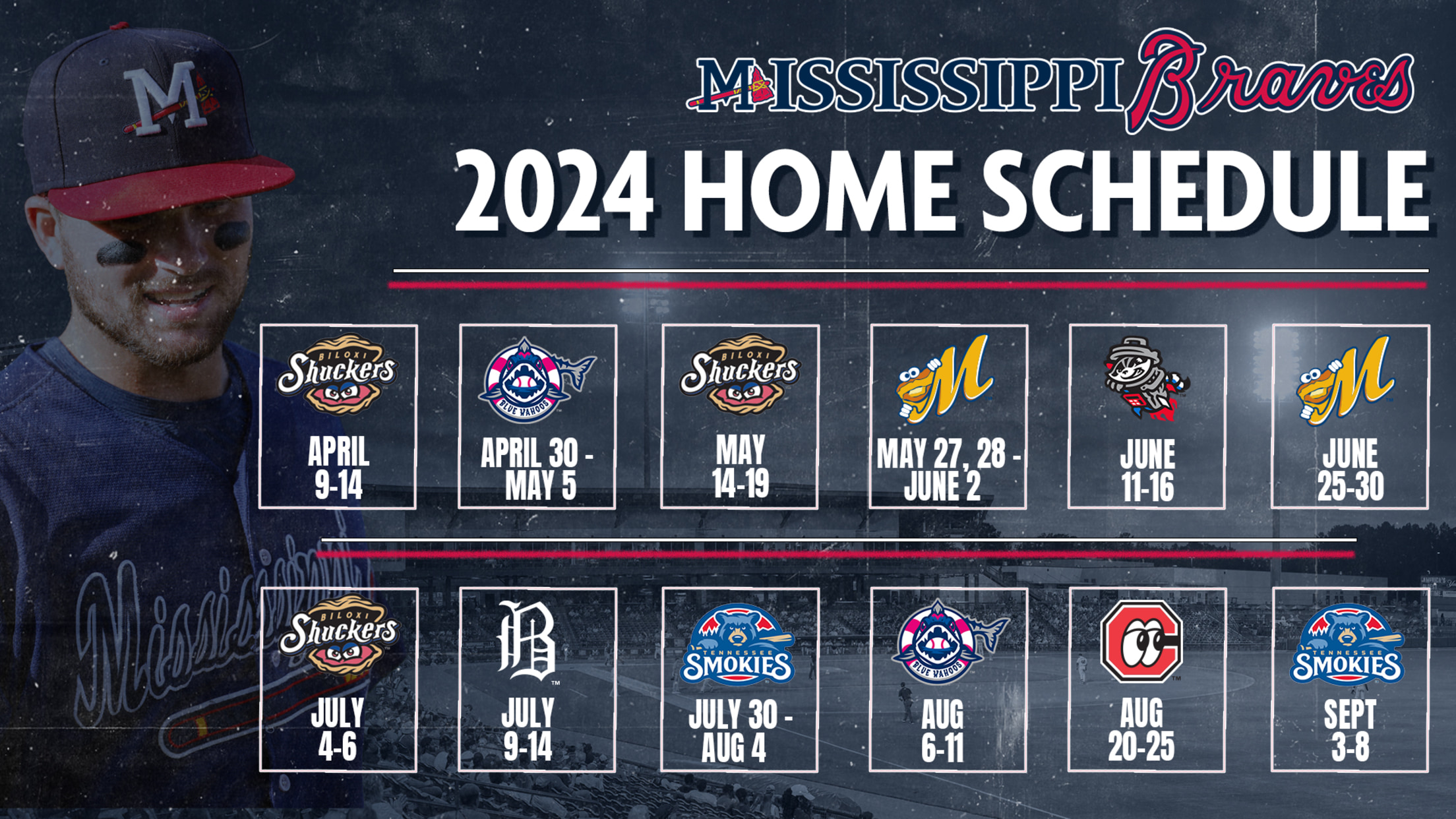 MBraves announce 2024 home schedule