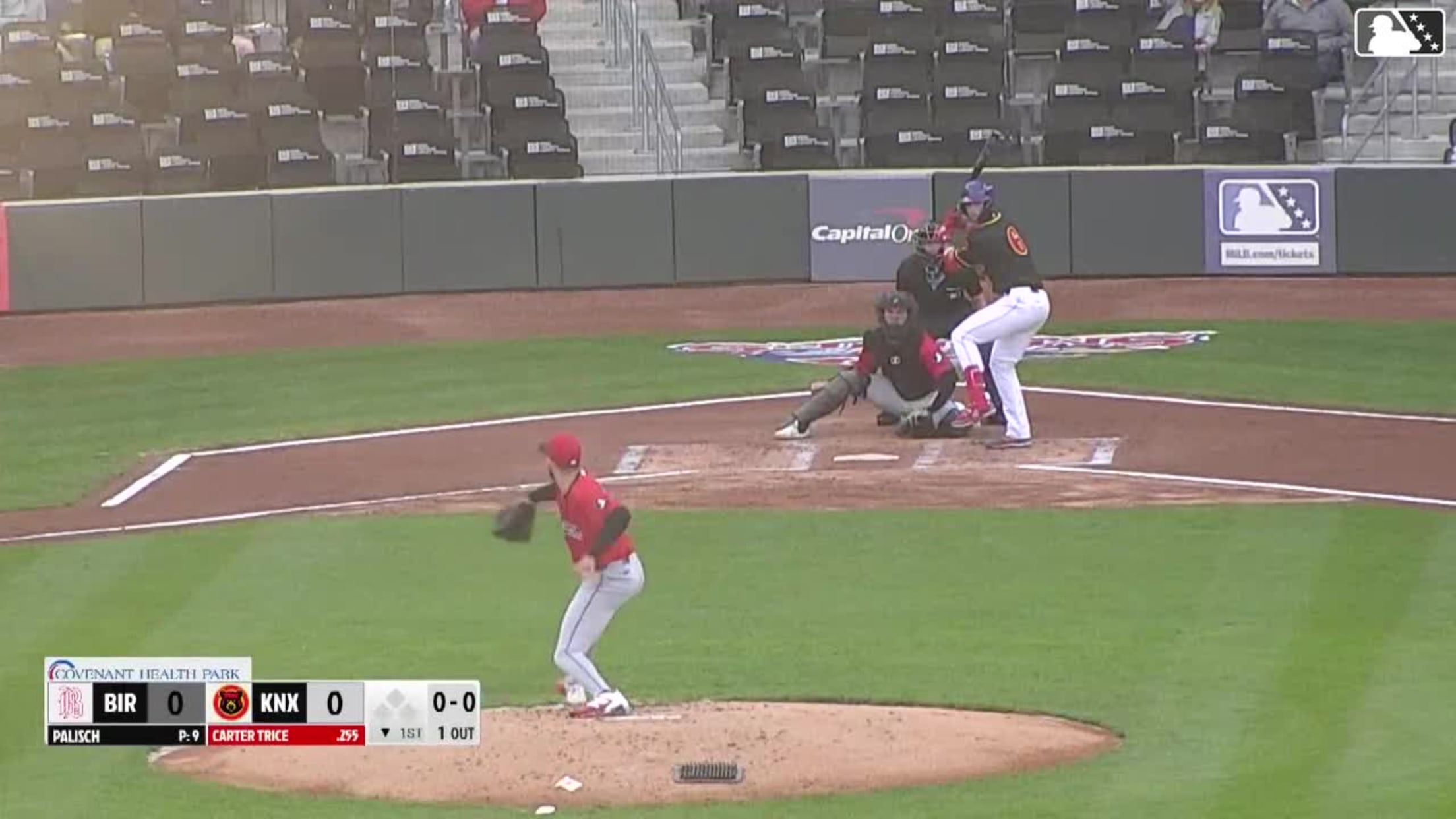 Owen Ayers homers (3) on a fly ball to left center field.