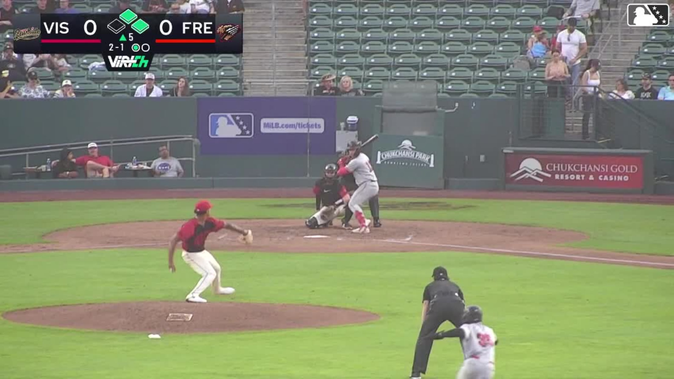 Marcos Herrera In play, run(s) to Carlos Virahonda
