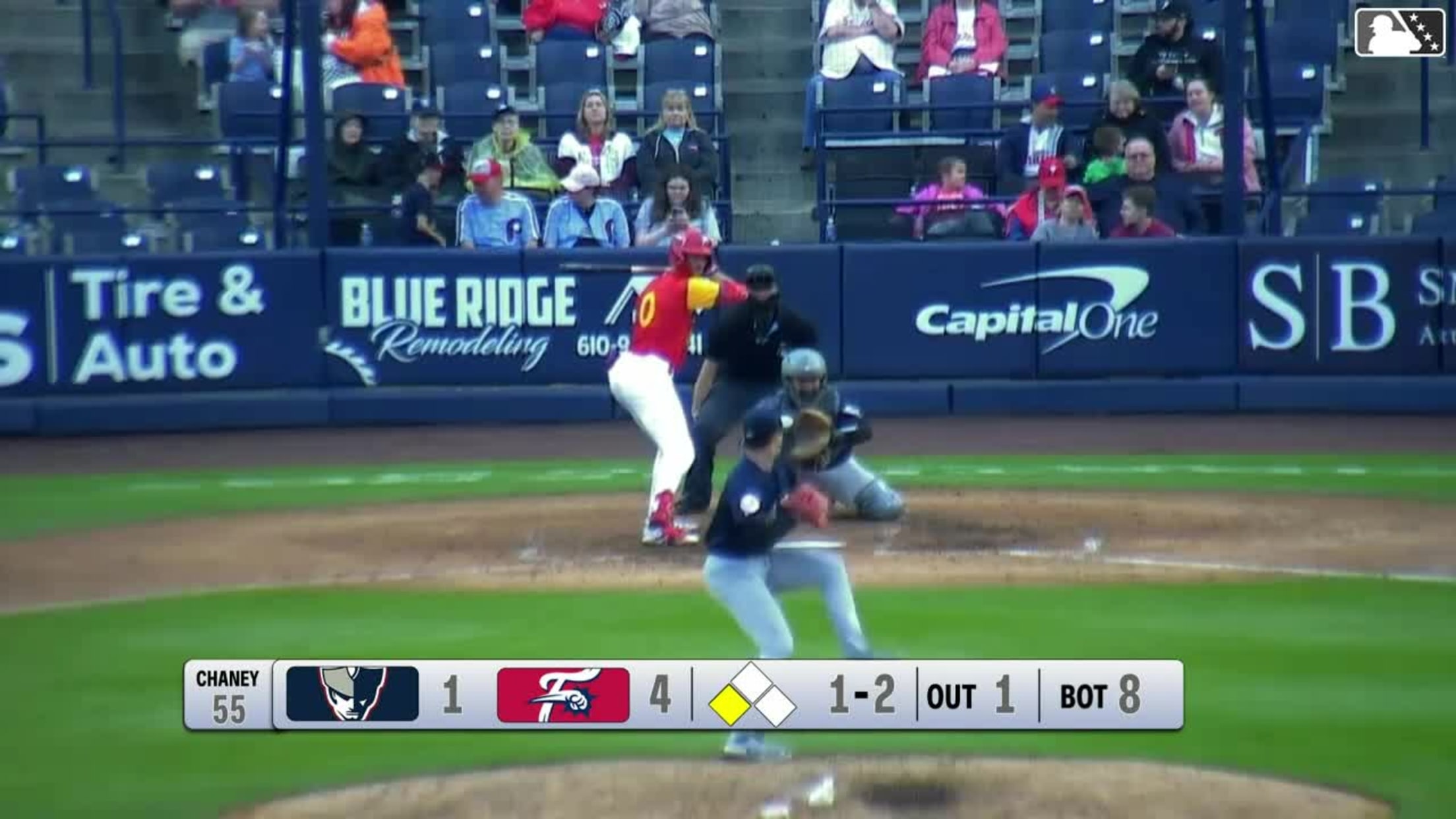 Chase Chaney In play, run(s) to Austin Murr