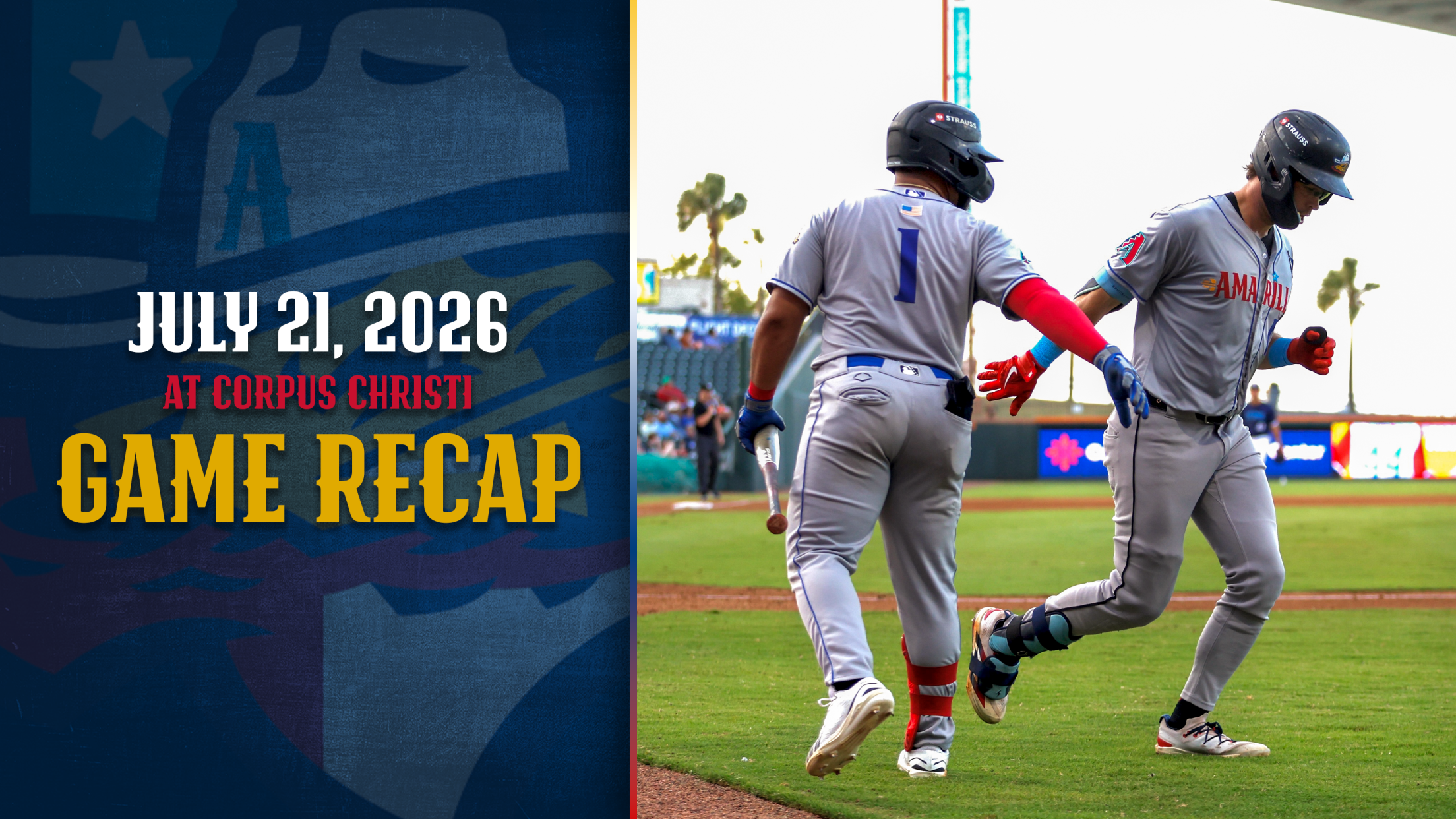 Amarillo Comes From Behind To Sink Hooks In Series Opener
            