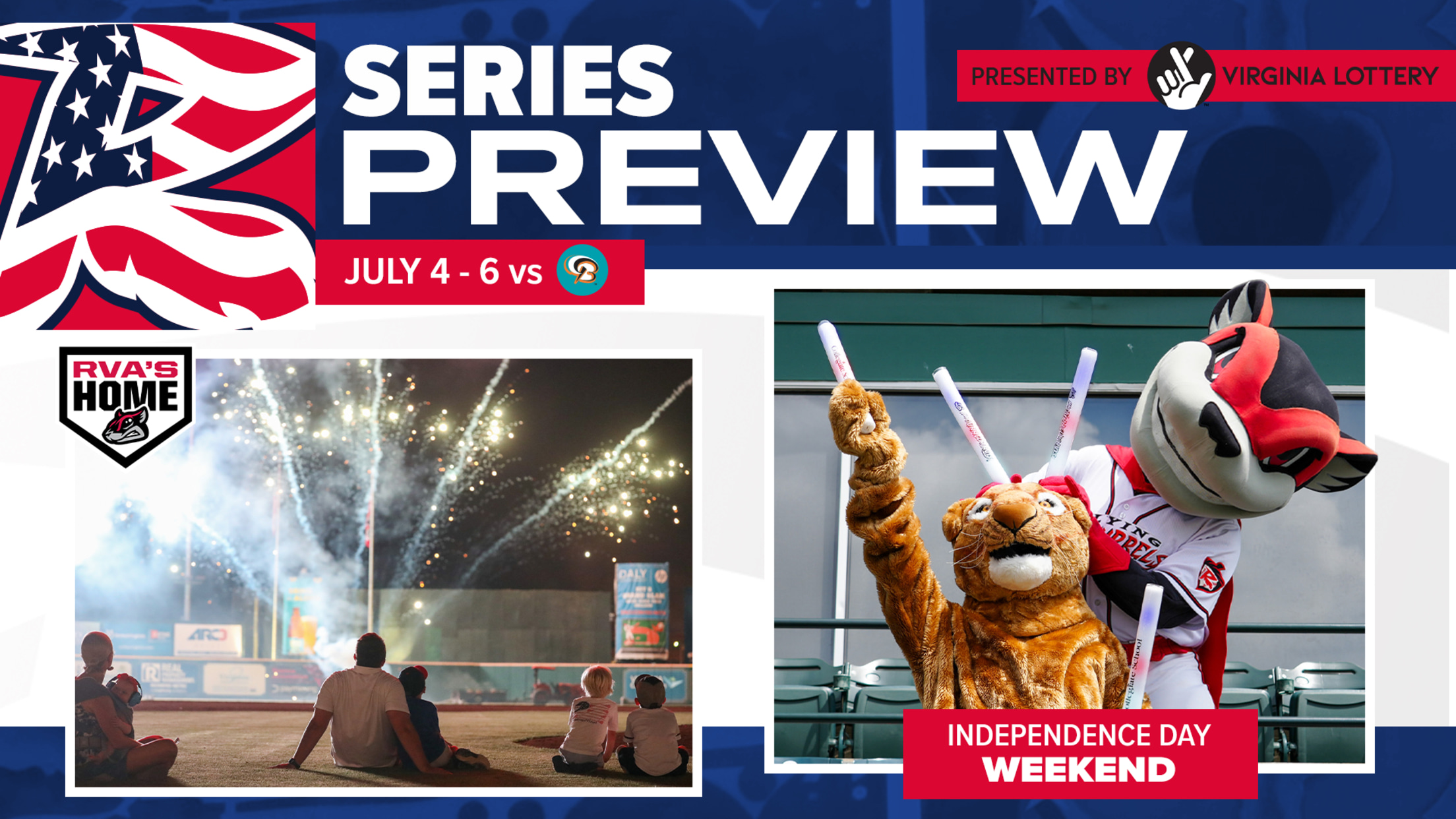Series Preview BOOM! BOOM! BOOM! Independence Weekend at The Diamond