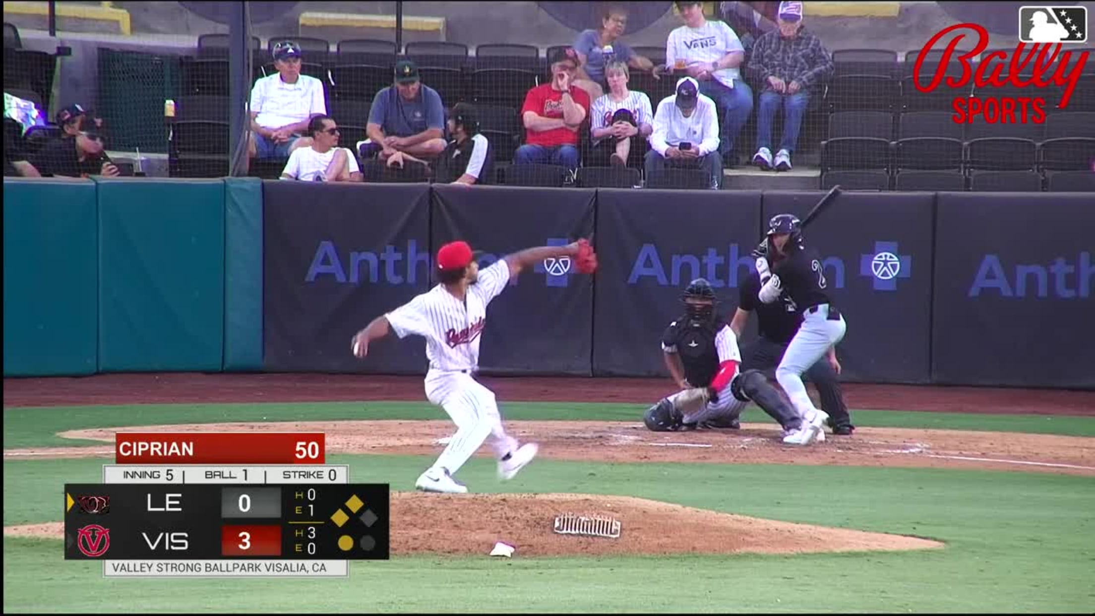 Junior Ciprian In play, run(s) to Jose Verdugo