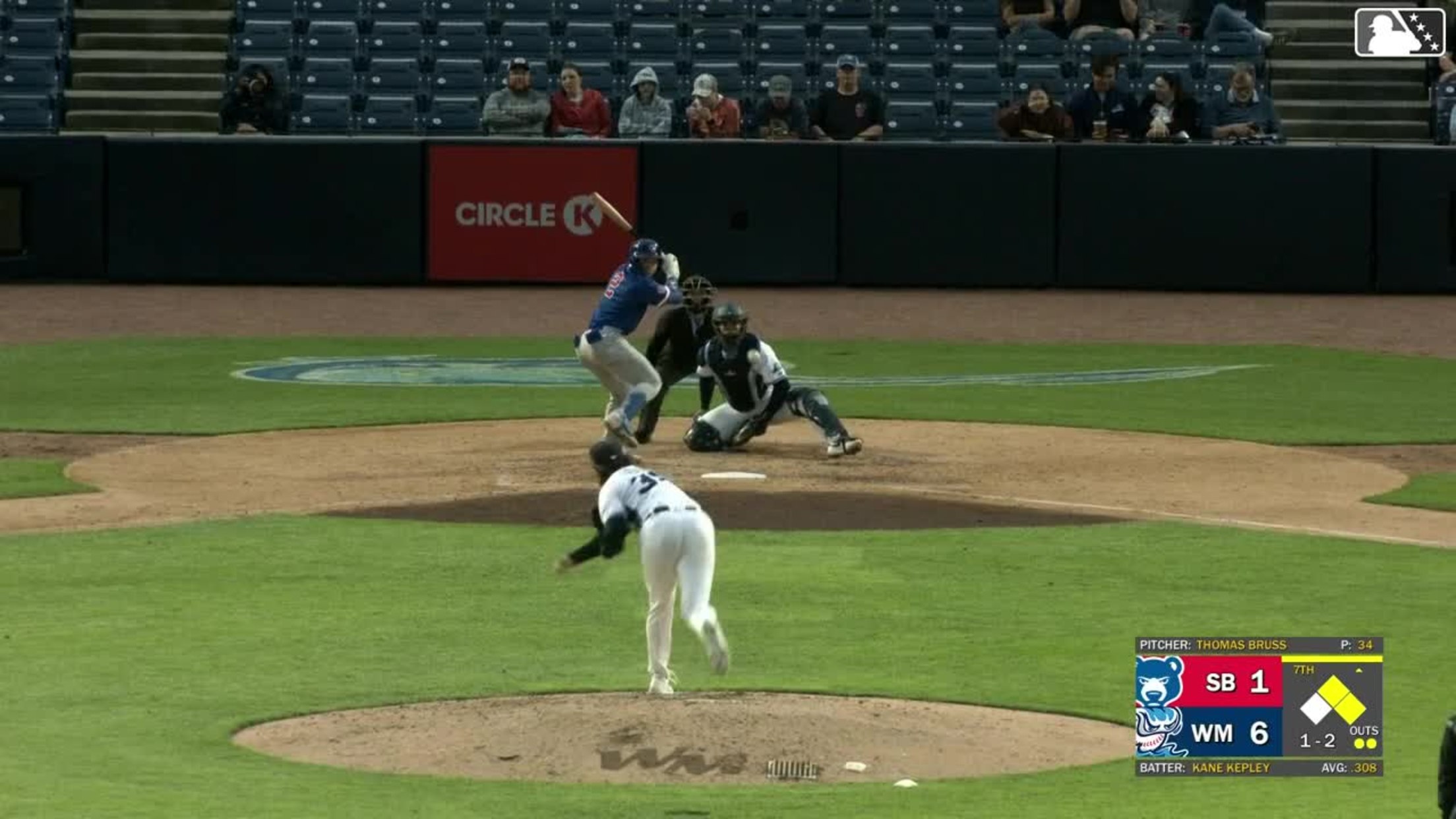 Kane Kepley's three-run home run