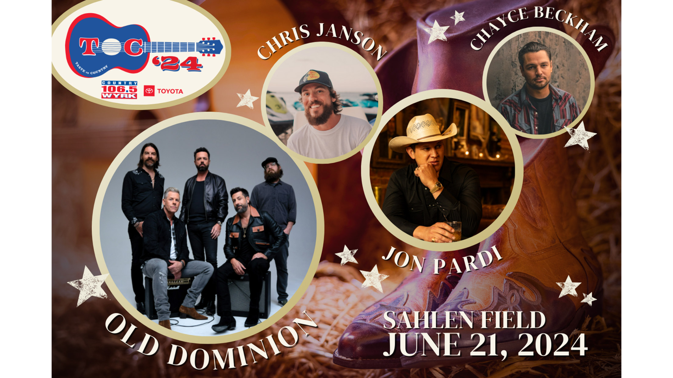 Old Dominion 2024 WYRK Toyota Taste of Country