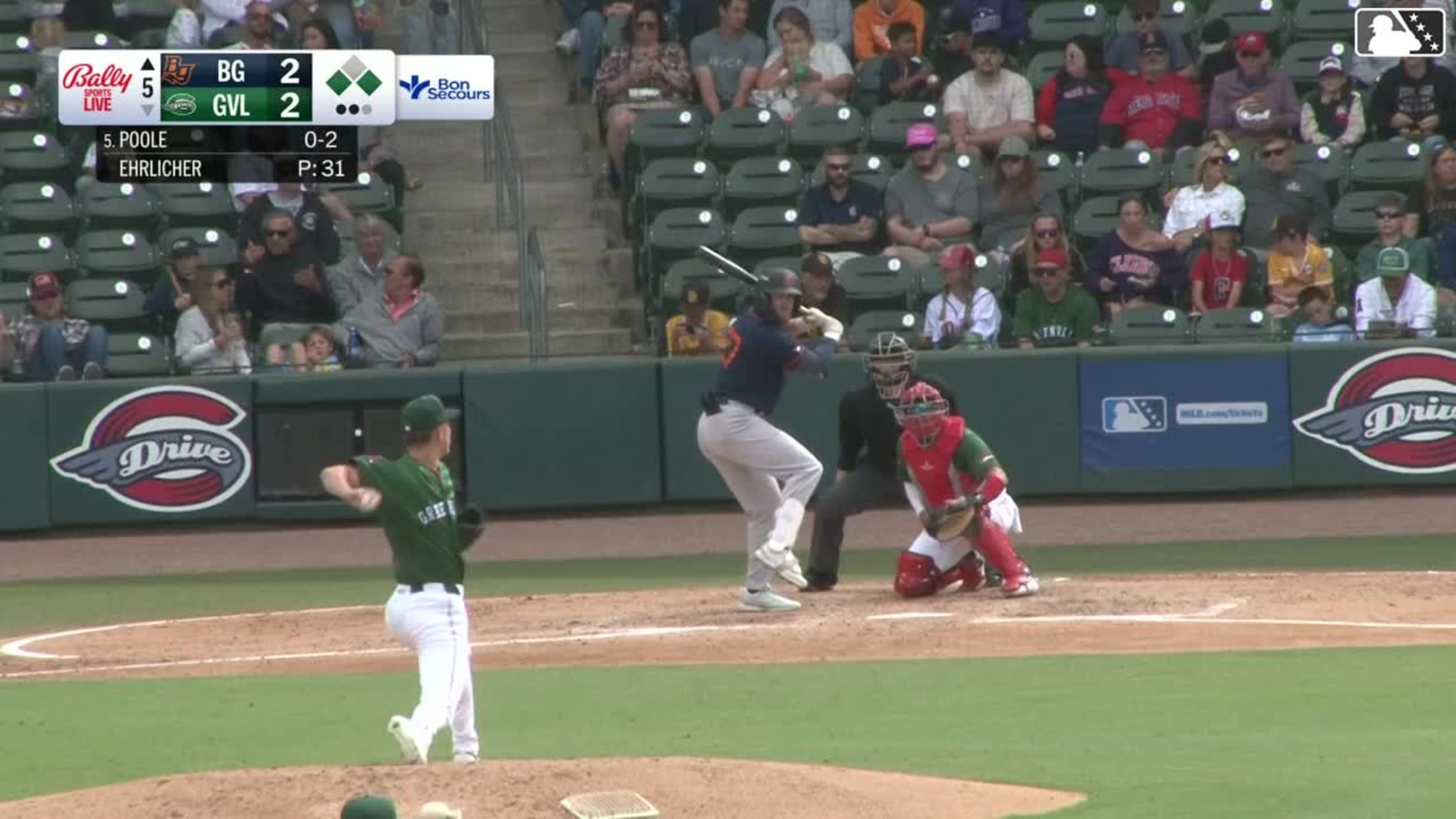 Austin Ehrlicher Ball to Tom Poole