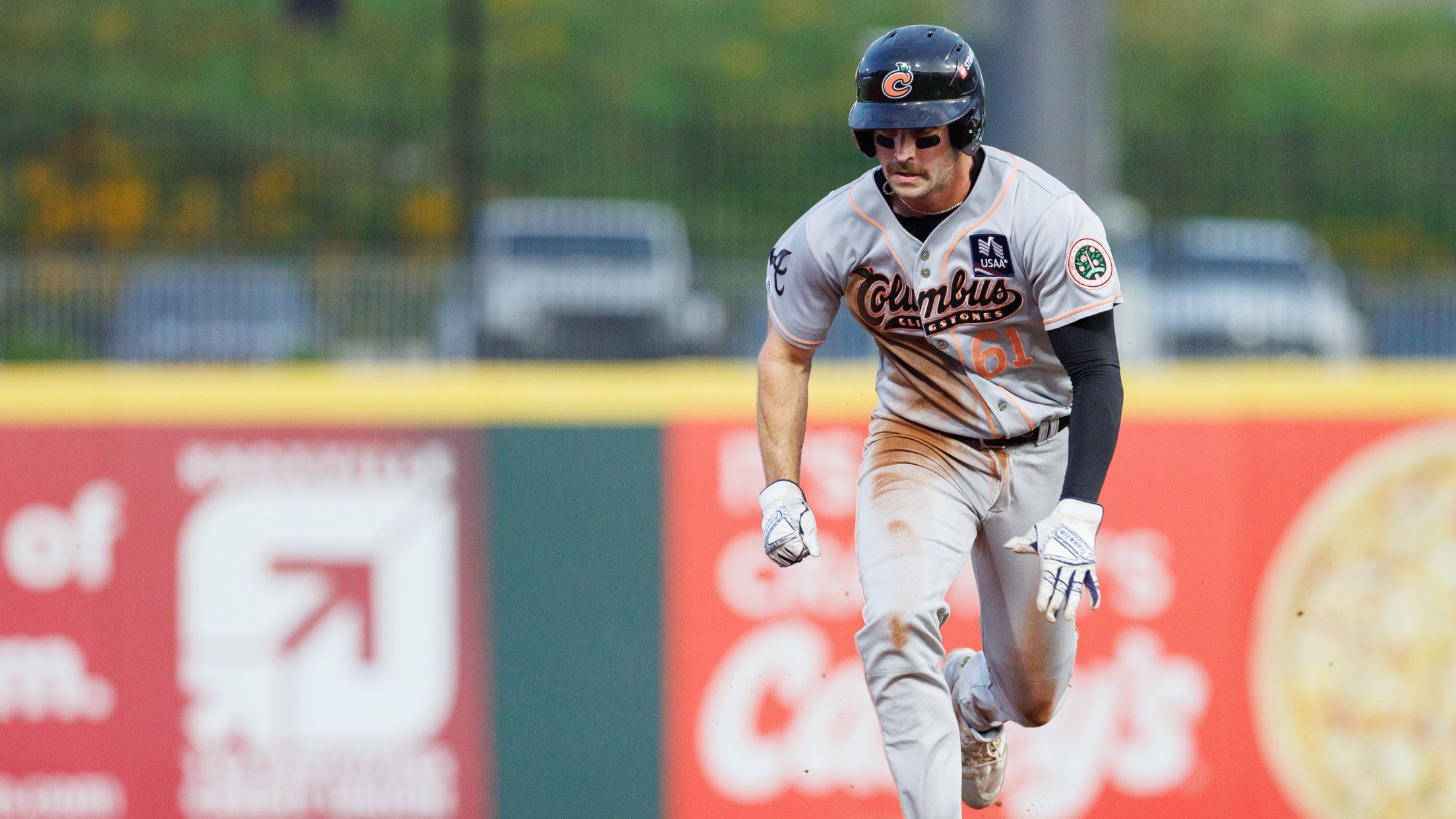 USA製 Swingster Diamond Col. MLB CWS ピステ Clingstones Split Saturday Doubleheader with Chattanooga | Clingstones