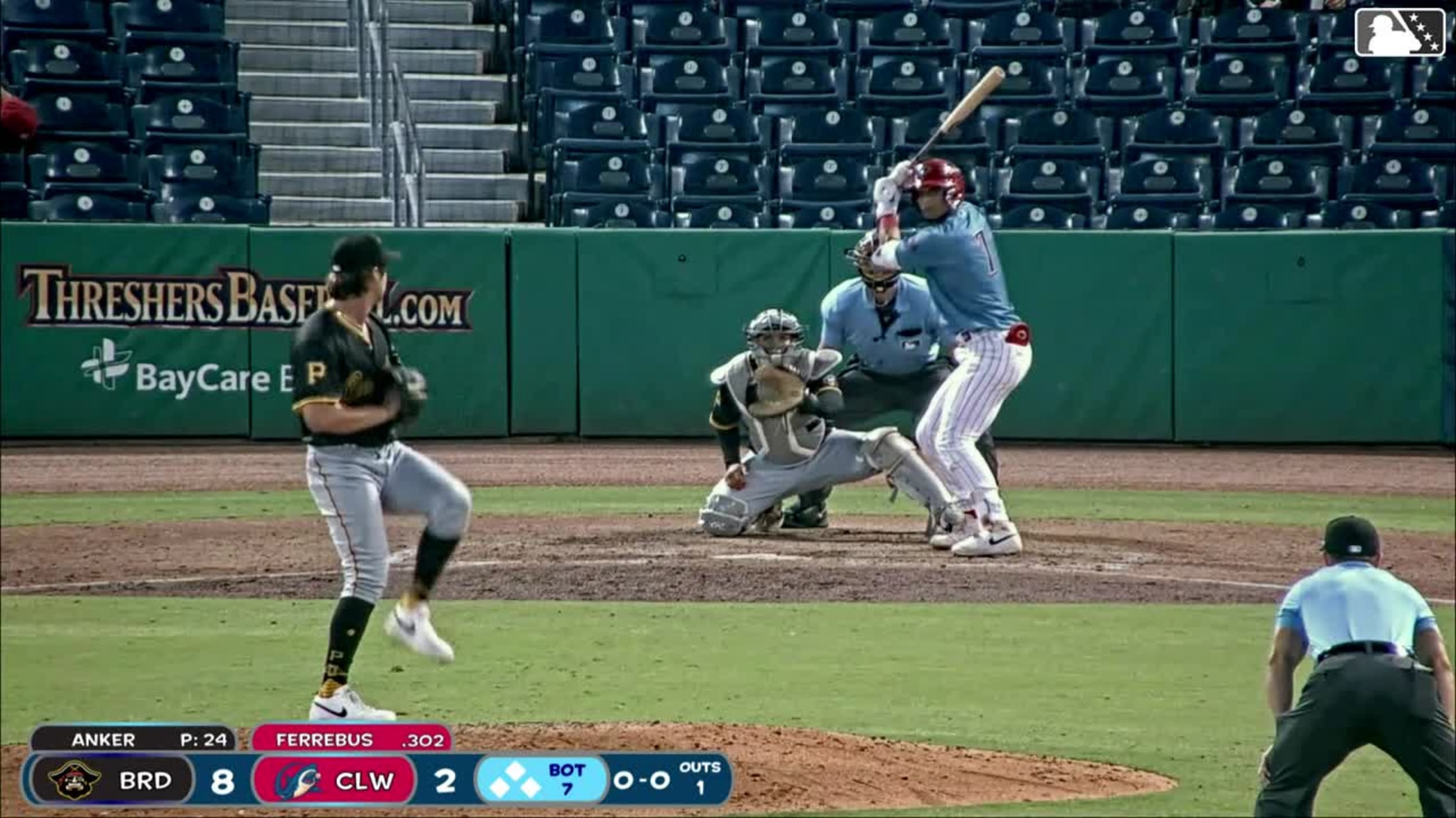 Jack Anker In play, run(s) to Alirio Ferrebus