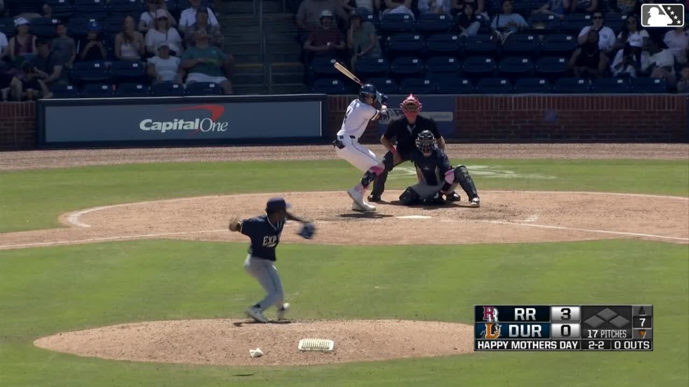 Cooper Kinney strikes out swinging.