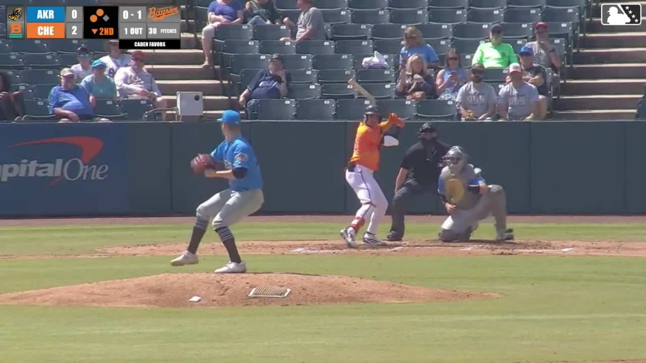 Caden Favors In play, run(s) to Frederick Bencosme