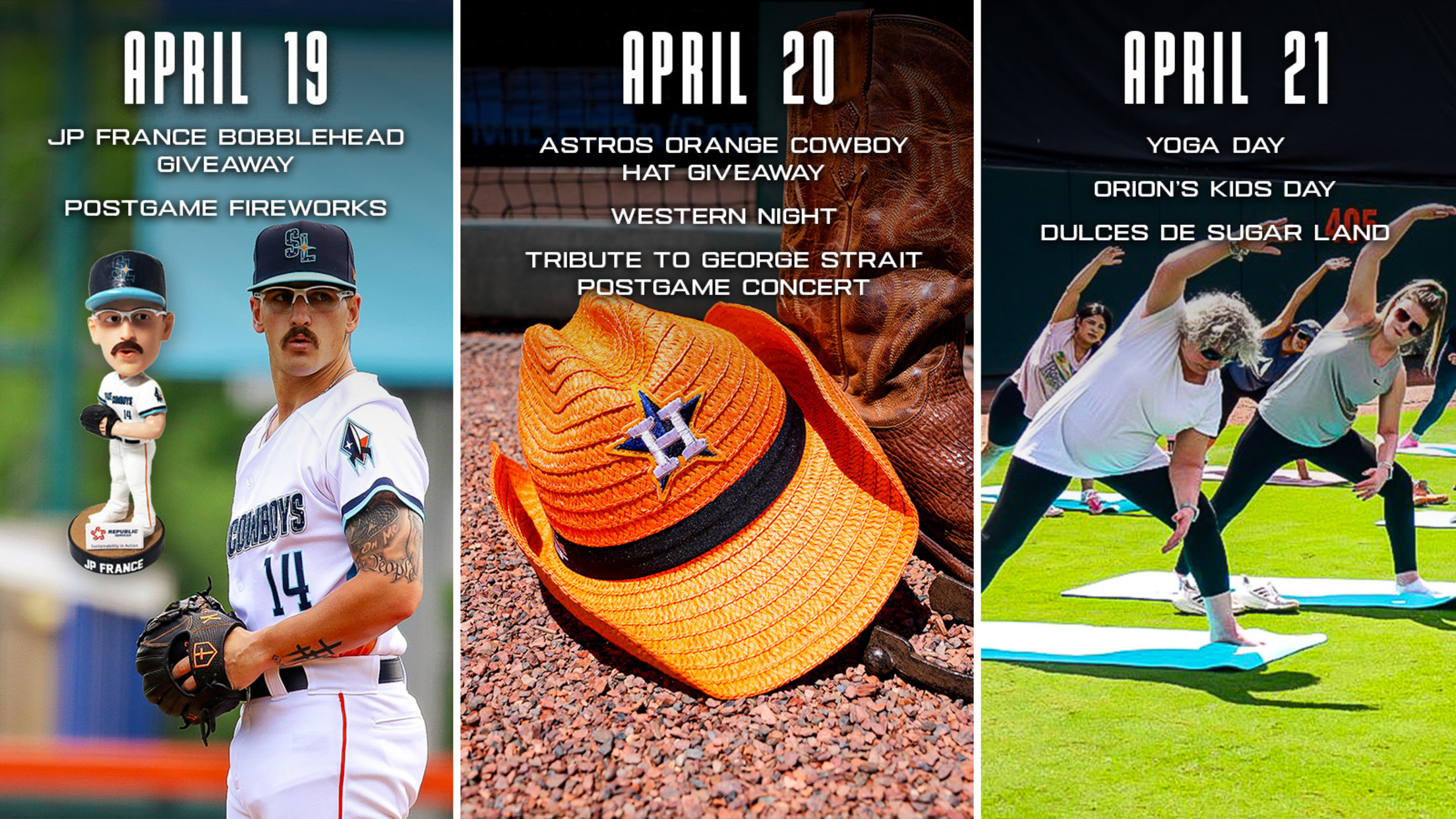 Sugar Land Homestand 2 2024