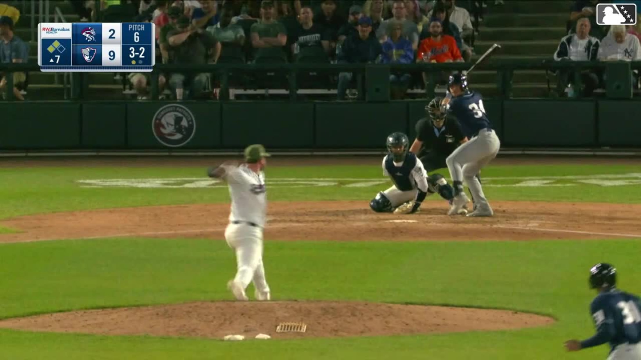 Nick Lorusso singles on a ground ball to shortstop Owen Cobb. Chris Suero scores.
