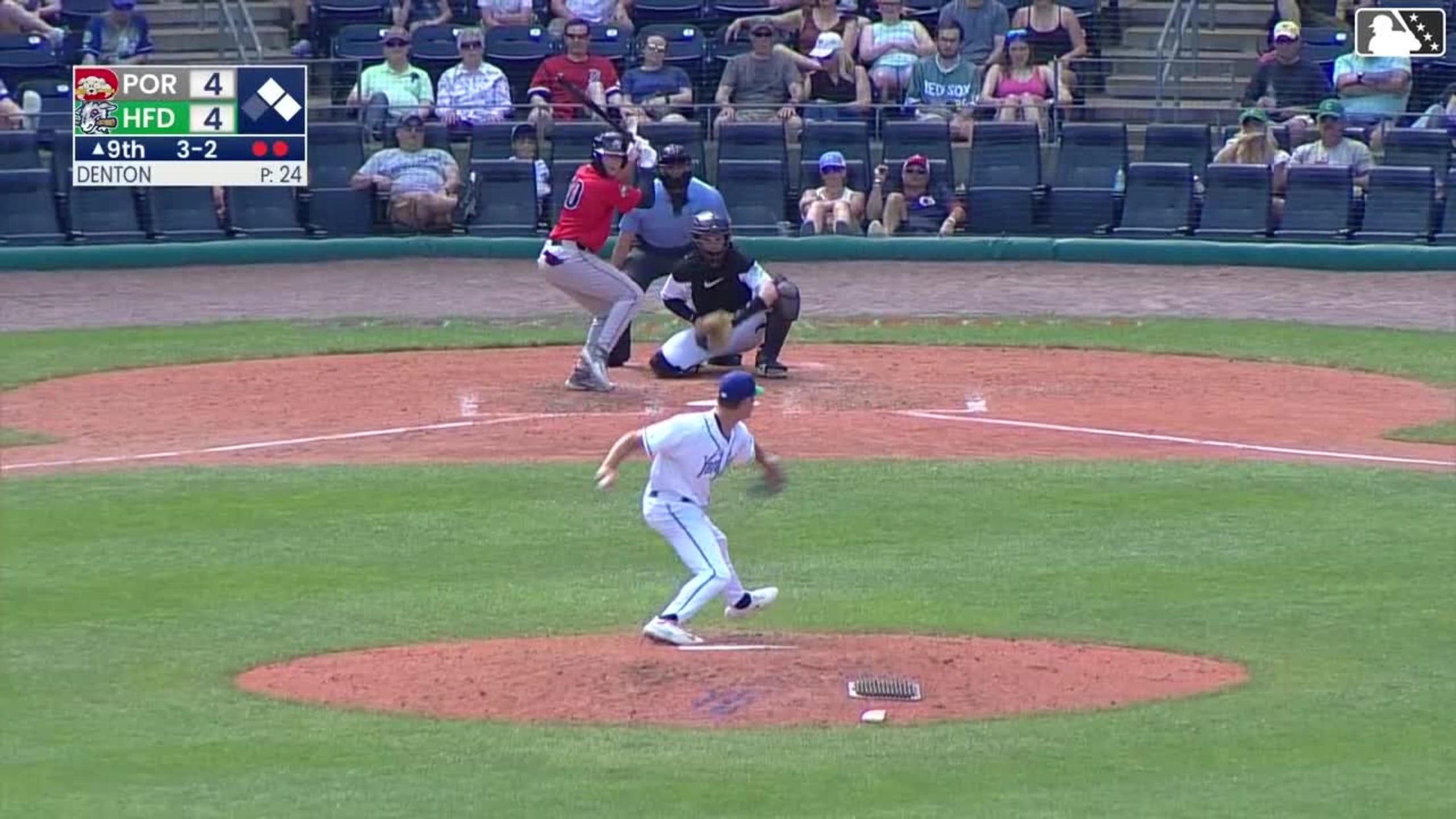 Max Ferguson singles on a ground ball to right fielder Benny Montgomery. Tyler McDonough scores. Raudelis Martinez to 3rd.
