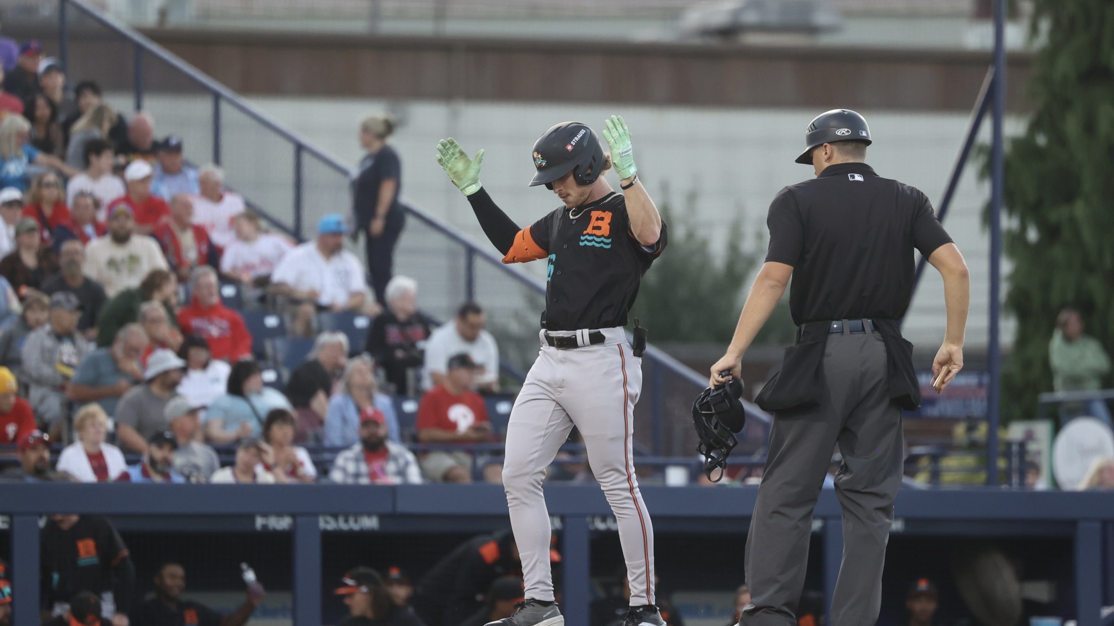 Baysox clinch series victory on the road in Reading