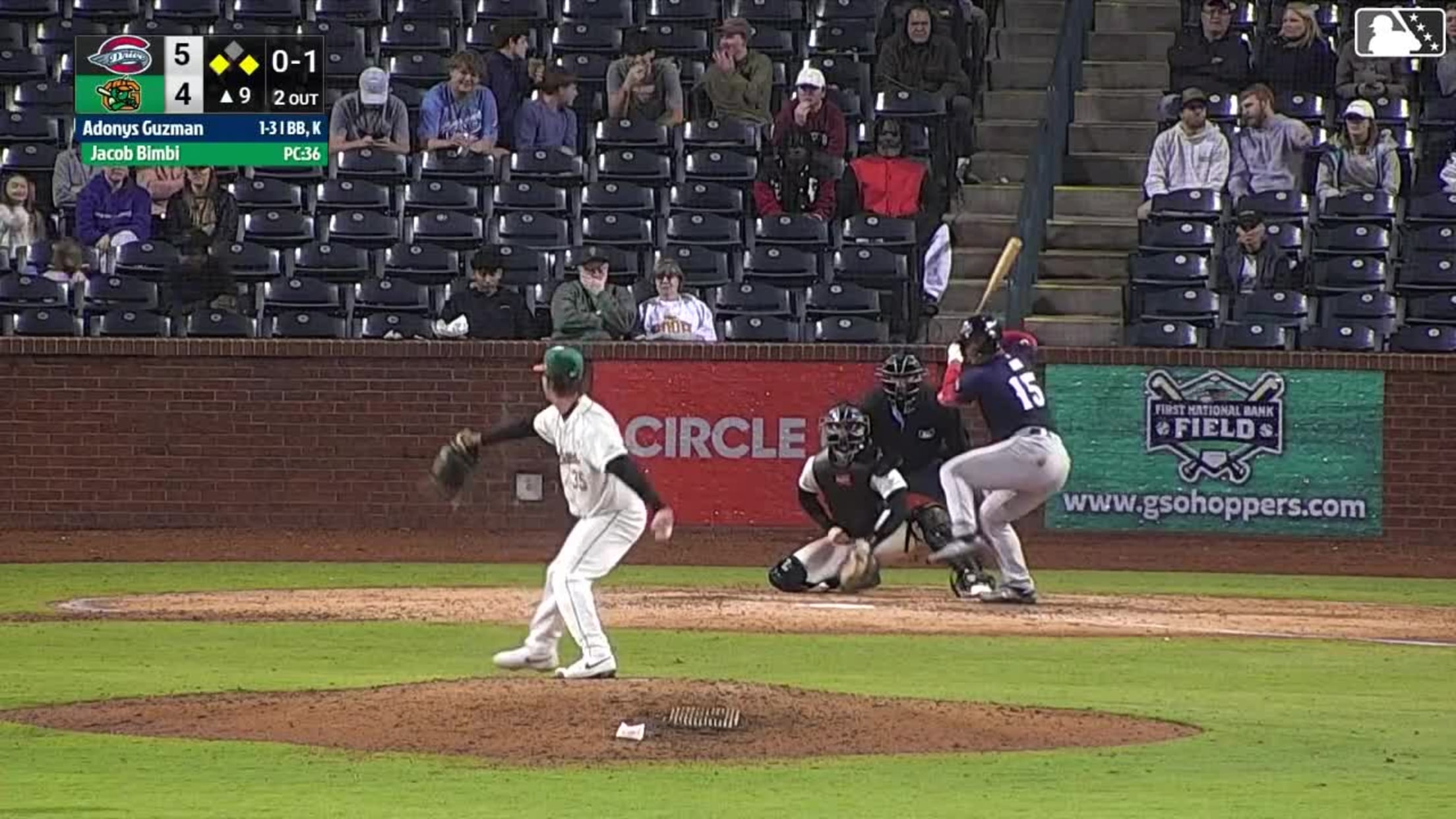 Jacob Bimbi Ball to Adonys Guzman