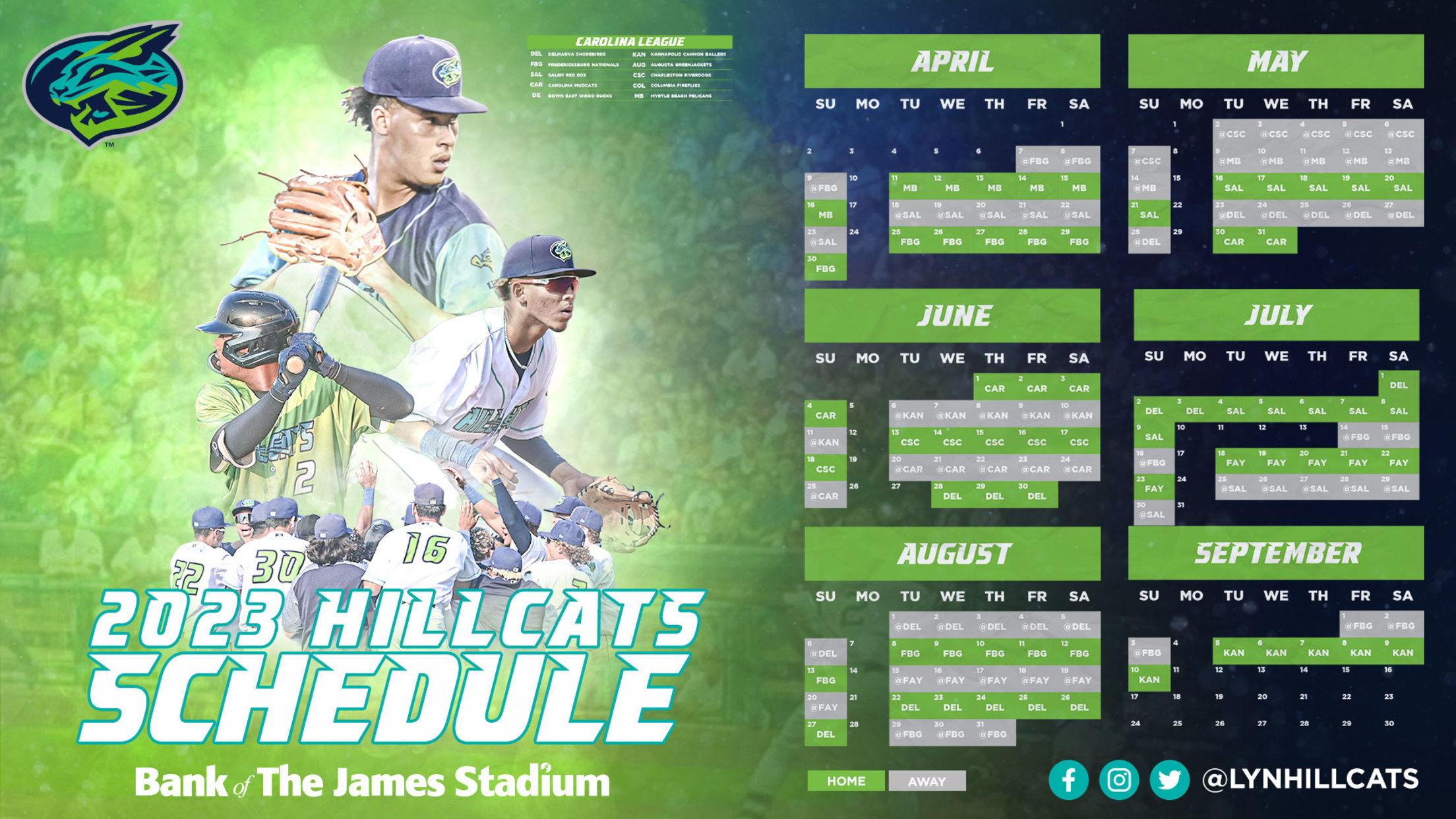 Check Out the 2023 Hillcats Schedule