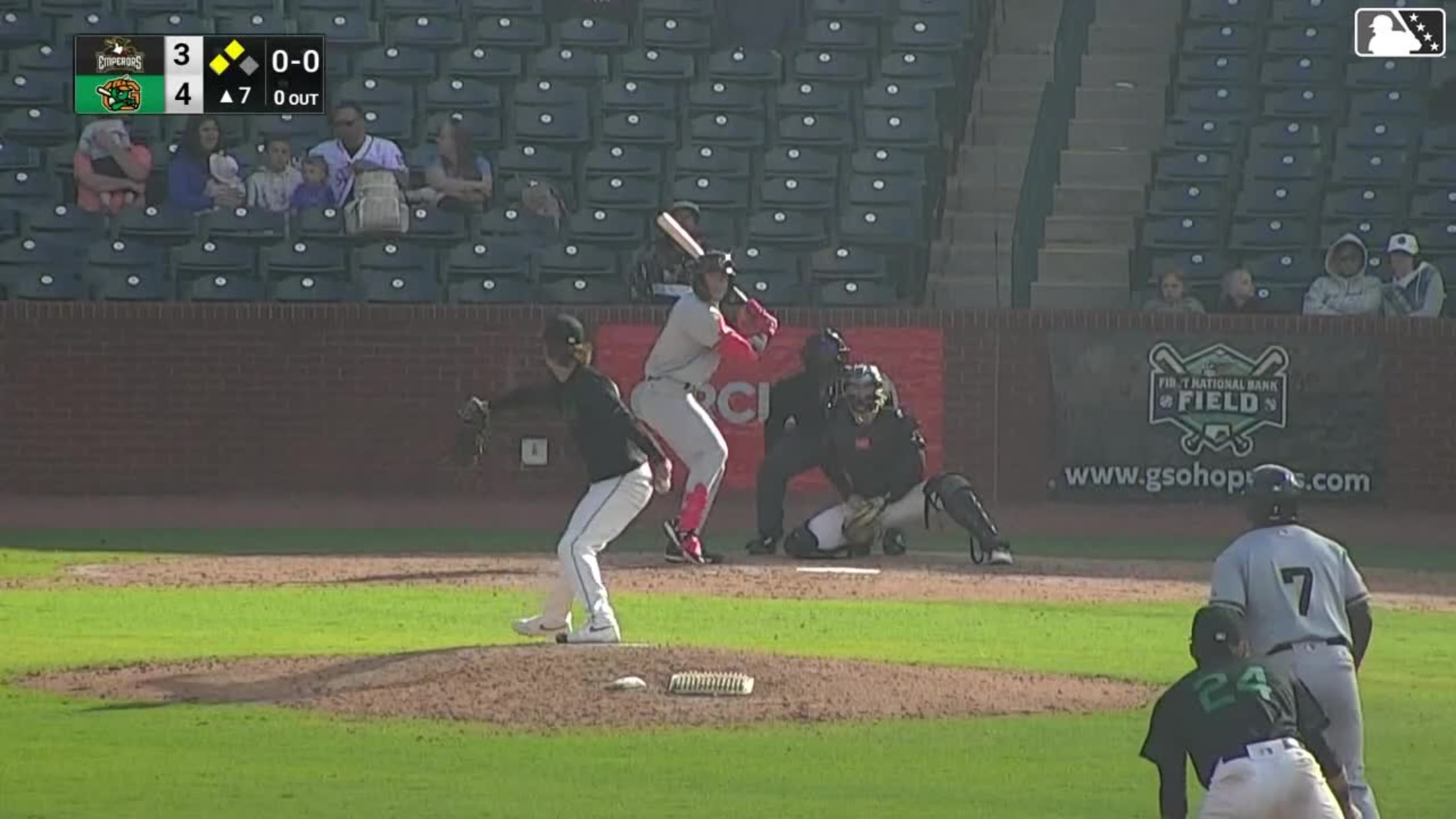 Eric Hartman homers (8) on a line drive to right center field. Isaiah Drake scores. John Gil scores.