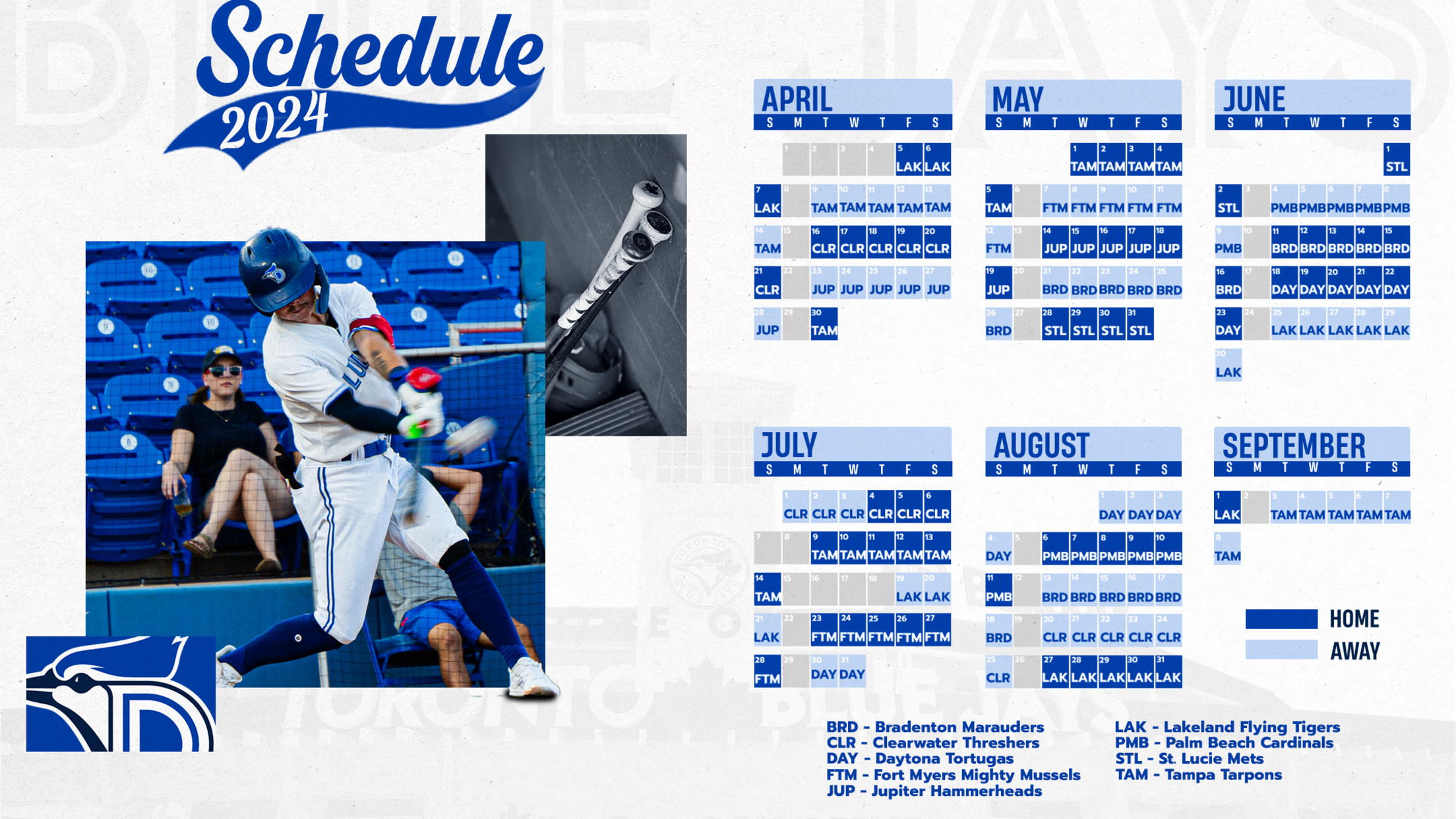 Dunedin Blue Jays Release Their 2024 Schedule