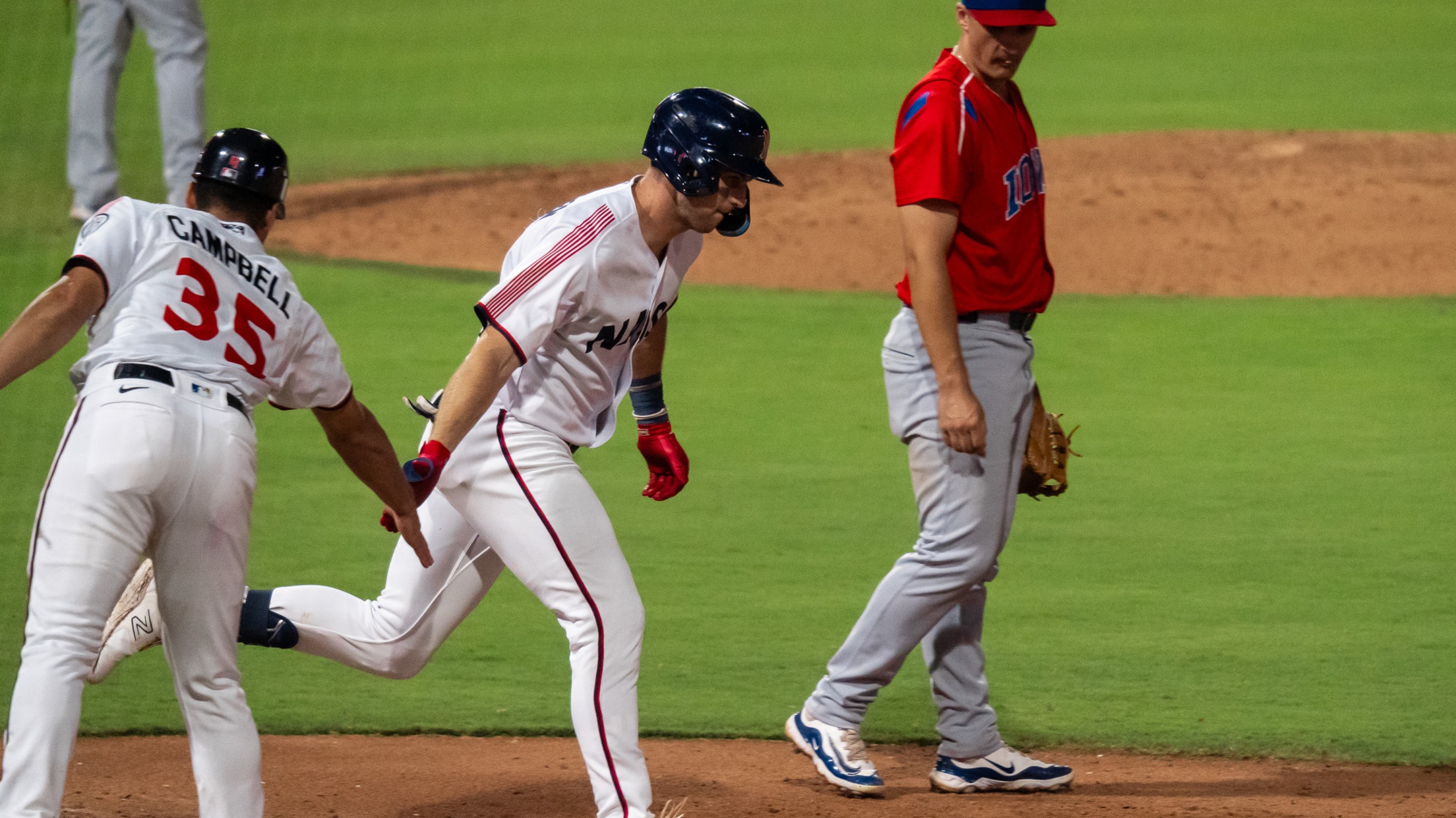 Two Home Runs in Fifth Inning Power Nashville to Victory in Opener 