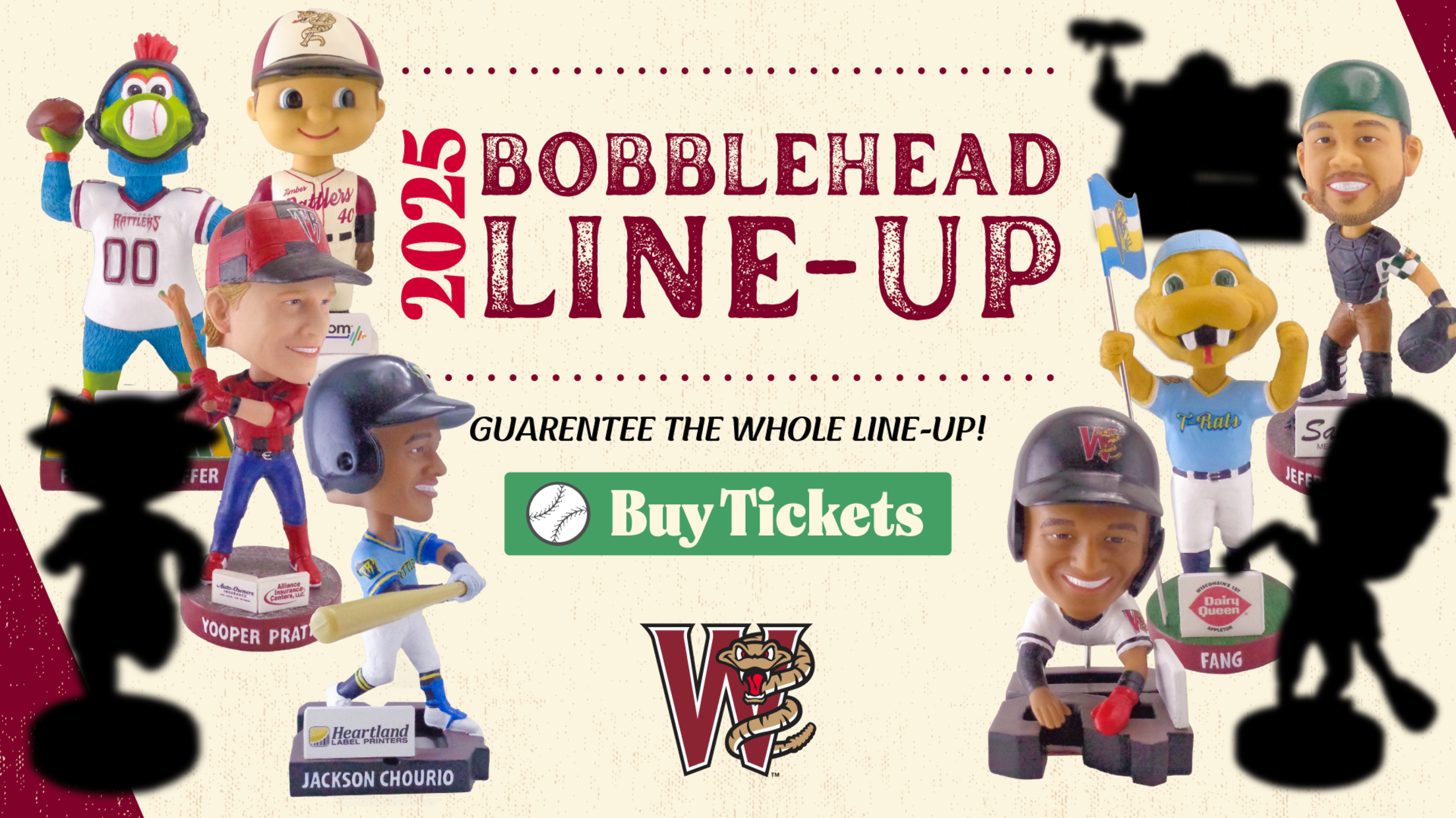 BOBBLEHEAD FIGURE 2025 3体セット Jackson-Chourio-Milwaukee-