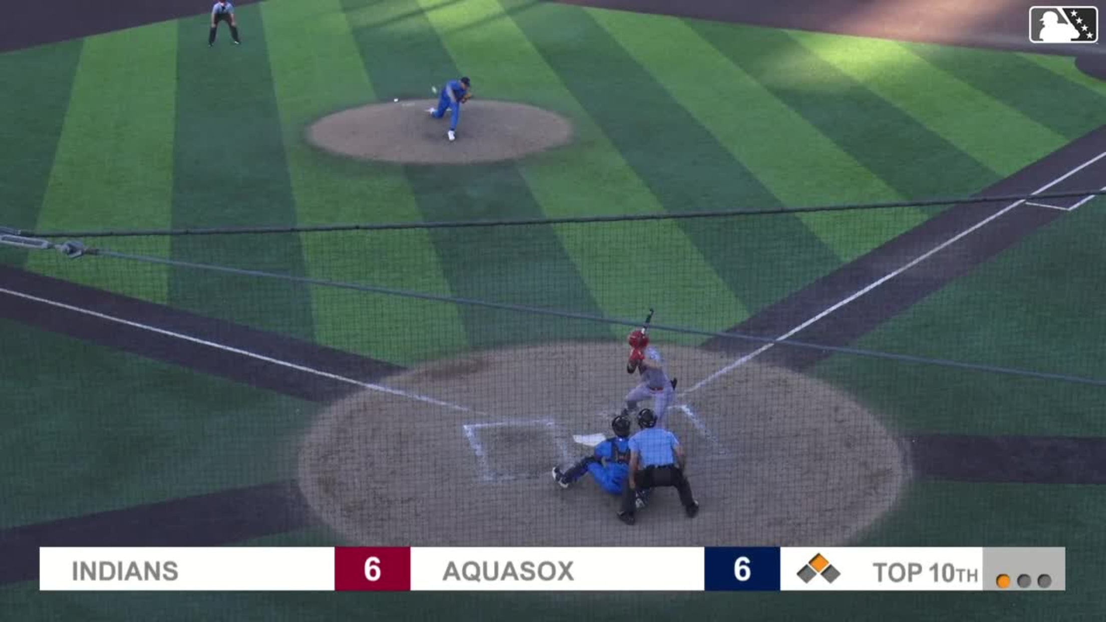 Brock Moore In play, run(s) to Tommy Hopfe