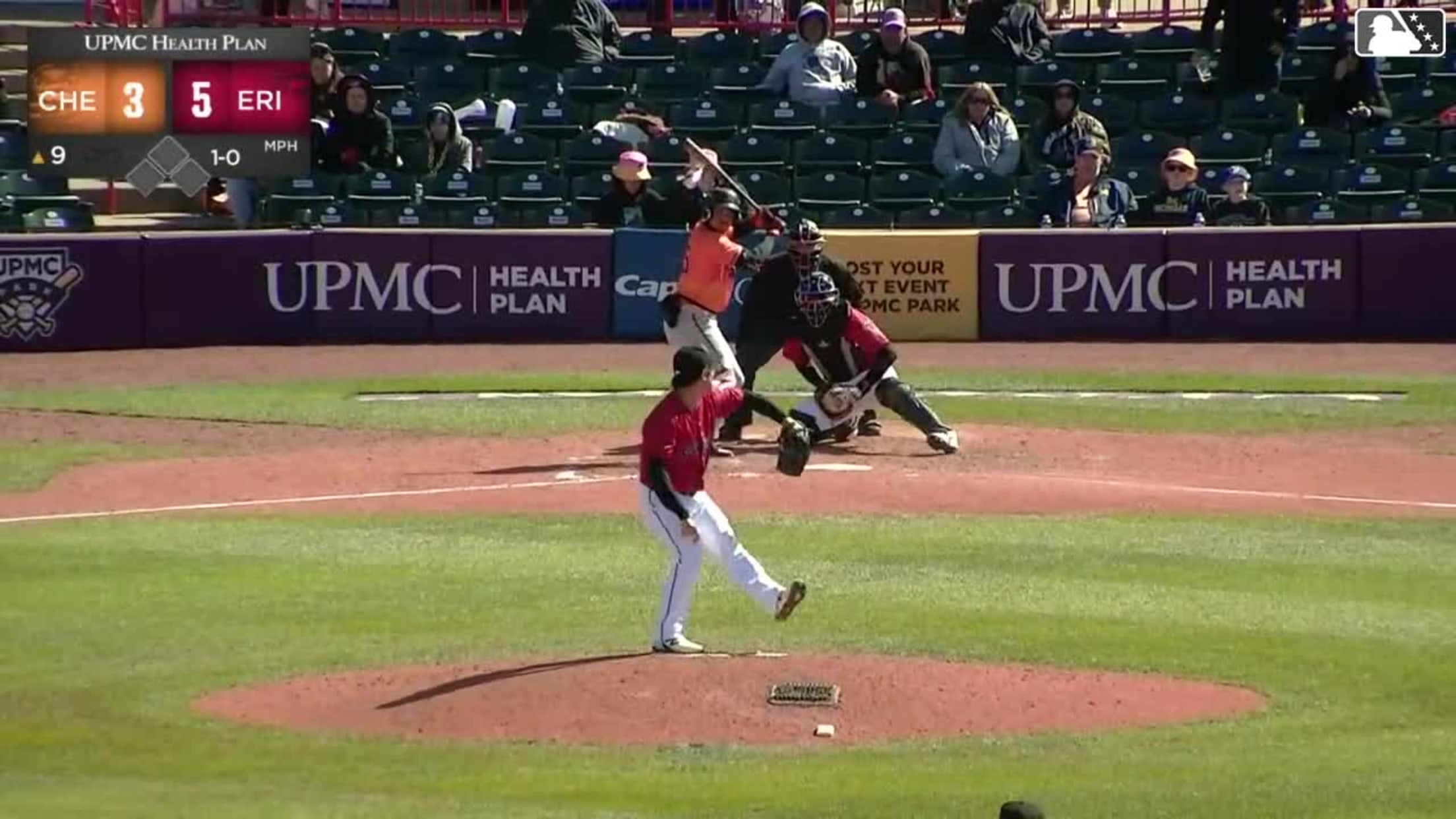 Frederick Bencosme homers (4) on a fly ball to right center field.