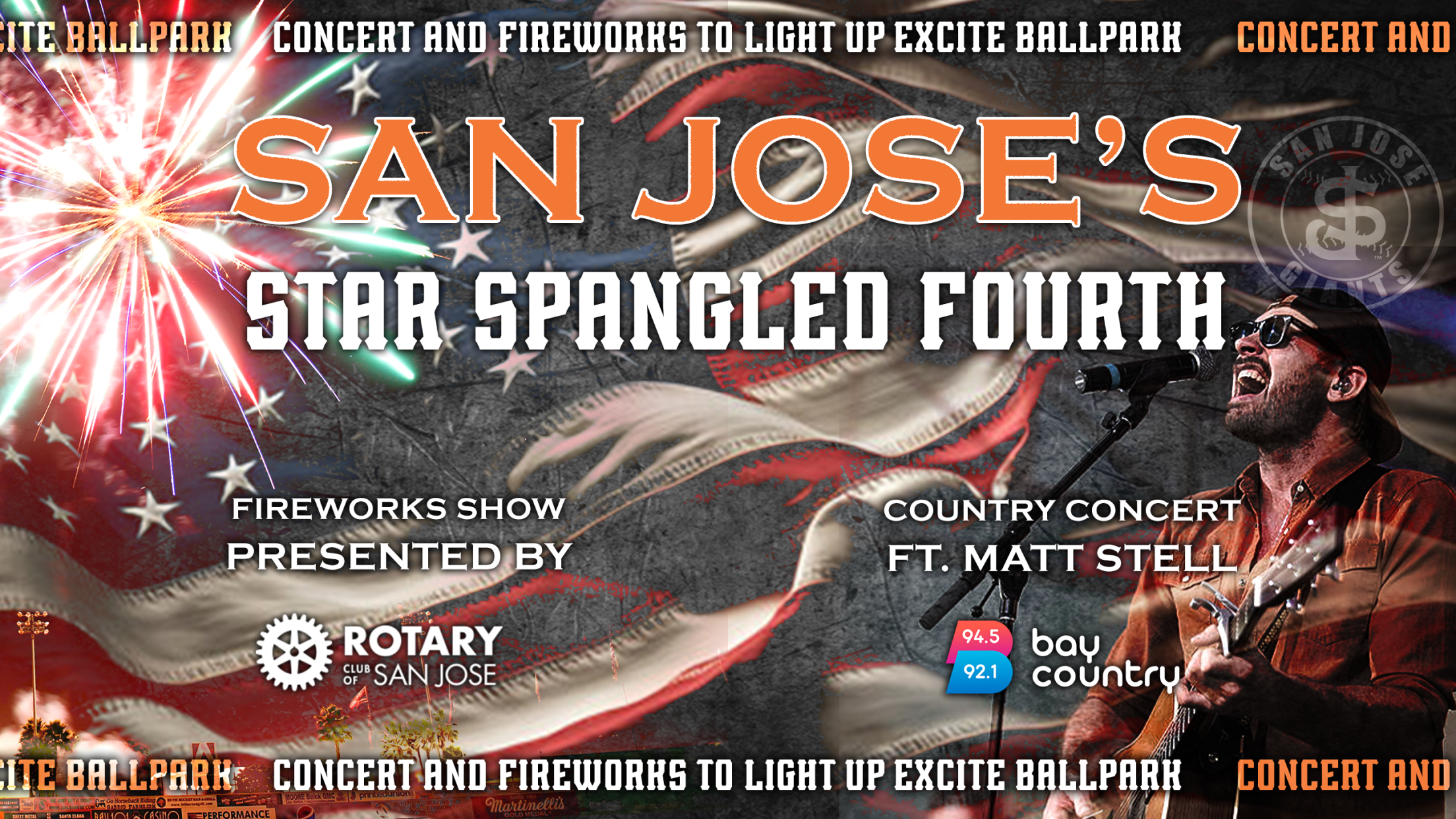 San Jose's Star Spangled Fourth at Excite Ballpark | MiLB.com