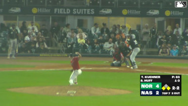Sam Huff singles on a ground ball to center fielder Jackson Chourio. Willy Vasquez scores. Payton Eeles to 2nd.