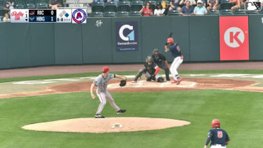 Elijah Green out on a sacrifice fly to center fielder Trevor Cohen. Devin Fitz-Gerald scores.