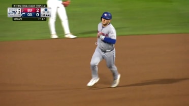 Daulton Varsho launches a homer