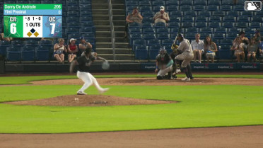 Danny De Andrade grounds out, shortstop Tyriq Kemp to first baseman Jose Cerice. Enrique Jimenez scores. Caden Kendle to 2nd.
