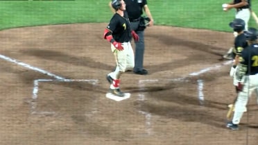Ethan Holliday's first multihomer game