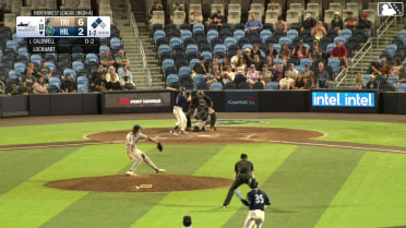 Slade Caldwell singles on a line drive to left fielder Jonny McGill. Adrian Rodriguez scores. Yerald Nin to 3rd.