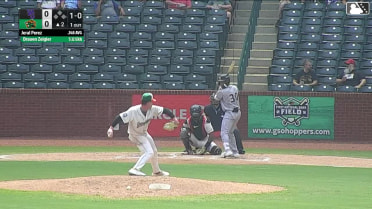 Jeral Perez homers (3) on a fly ball to right center field.