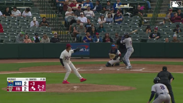 Daniel Vazquez grounds into a double play, shortstop Keyber Rodriguez to second baseman Corey Joyce to first baseman Frainyer Chavez. Brett Squires out at 2nd. Daniel Vazquez out at 1st.